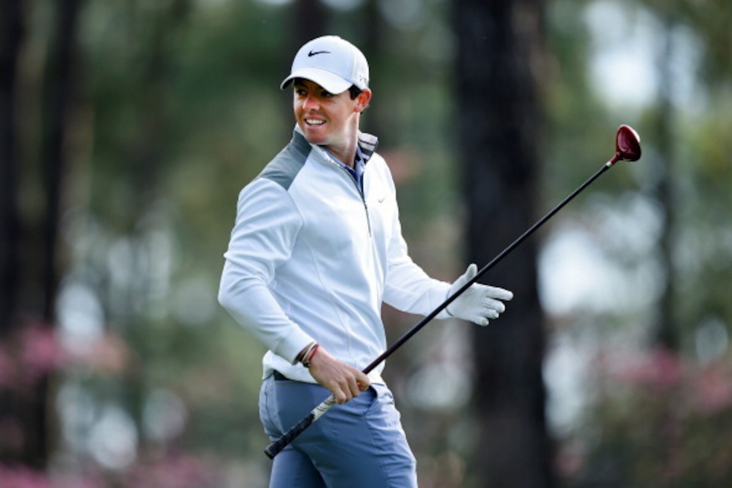 AUGUSTA, GA - APRIL 08:  Rory McIlroy of Northern Ireland walks across a green during a practice round prior to the start of the 2014 Masters Tournament at Augusta National Golf Club on April 8, 2014 in Augusta, Georgia.  (Photo by Harry How/Getty Images)