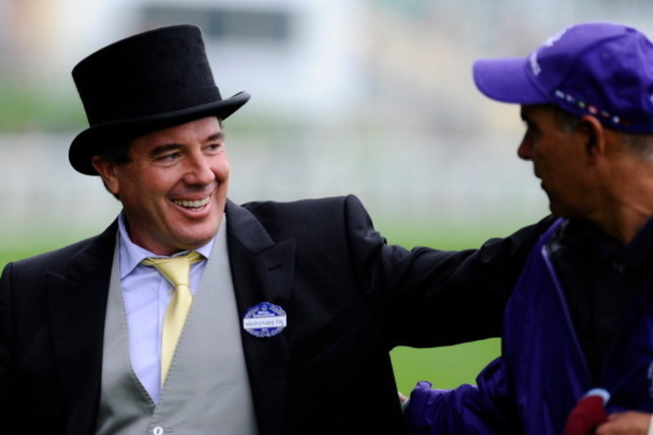 ASCOT, ENGLAND - JUNE 20:  Trainer Wesley A. Ward smiles after Joel Rosario riding No Nay Never won the Norfolk Stakes on Ladies' Day during day three of Royal Ascot at Ascot Racecourse on June 20, 2013 in Ascot, England.  (Photo by Alan Crowhurst/Getty I