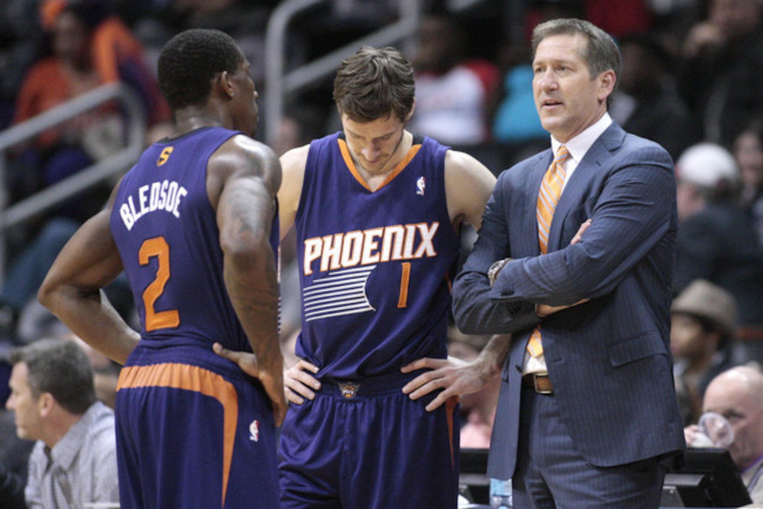 First-year Suns head coach Jeff Hornacek has been blessed with a dynamic backcourt in Goran Dragic and Eric Bledsoe.