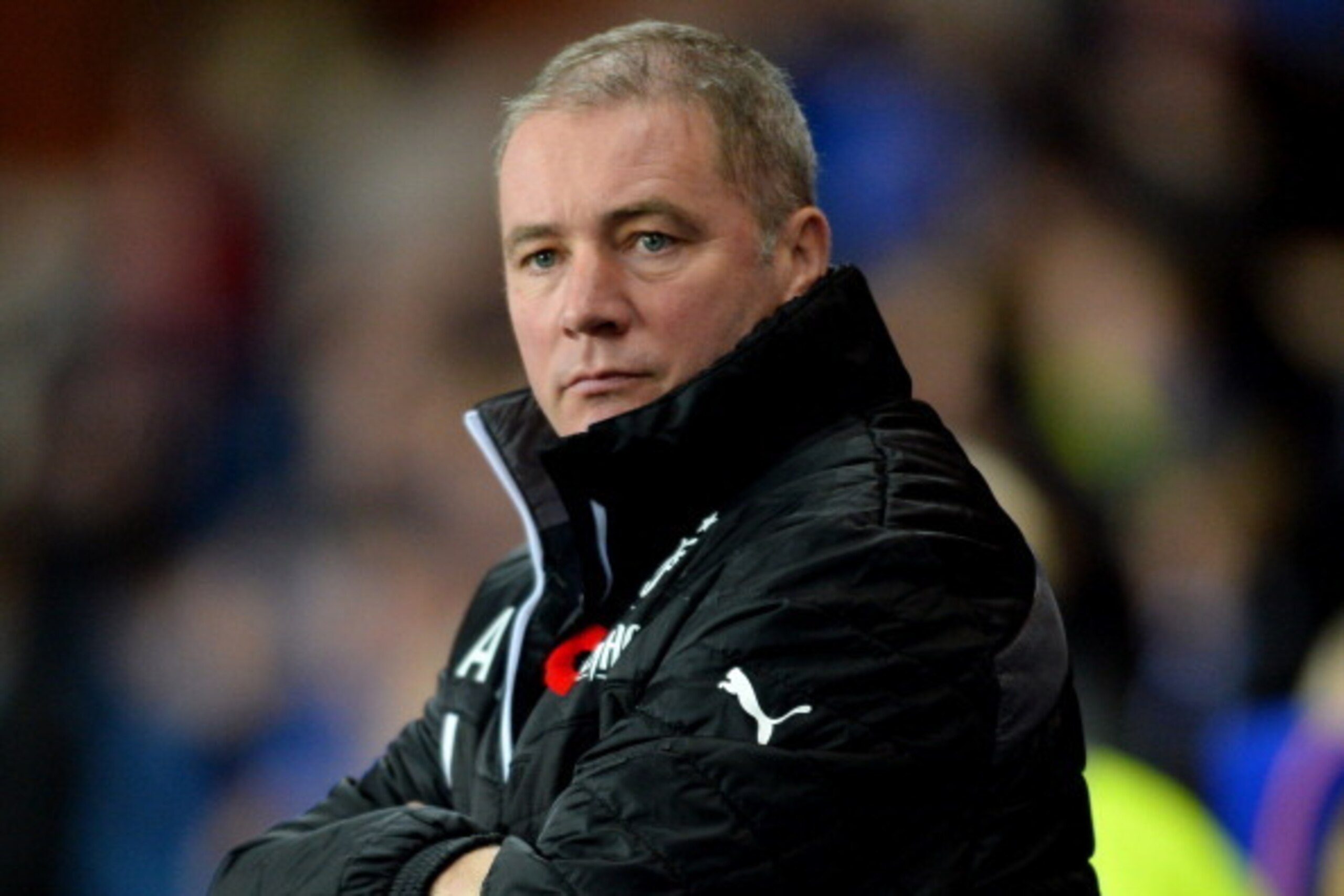 GLASGOW, SCOTLAND - NOVEMBER 1:   Rangers manager Ally McCoist watches on during the The William Hill Scottish Cup Third Round match at Ibrox Stadium on November 1, 2013 in Glasgow, Scotland. (Photo by Mark Runnacles/Getty Images)