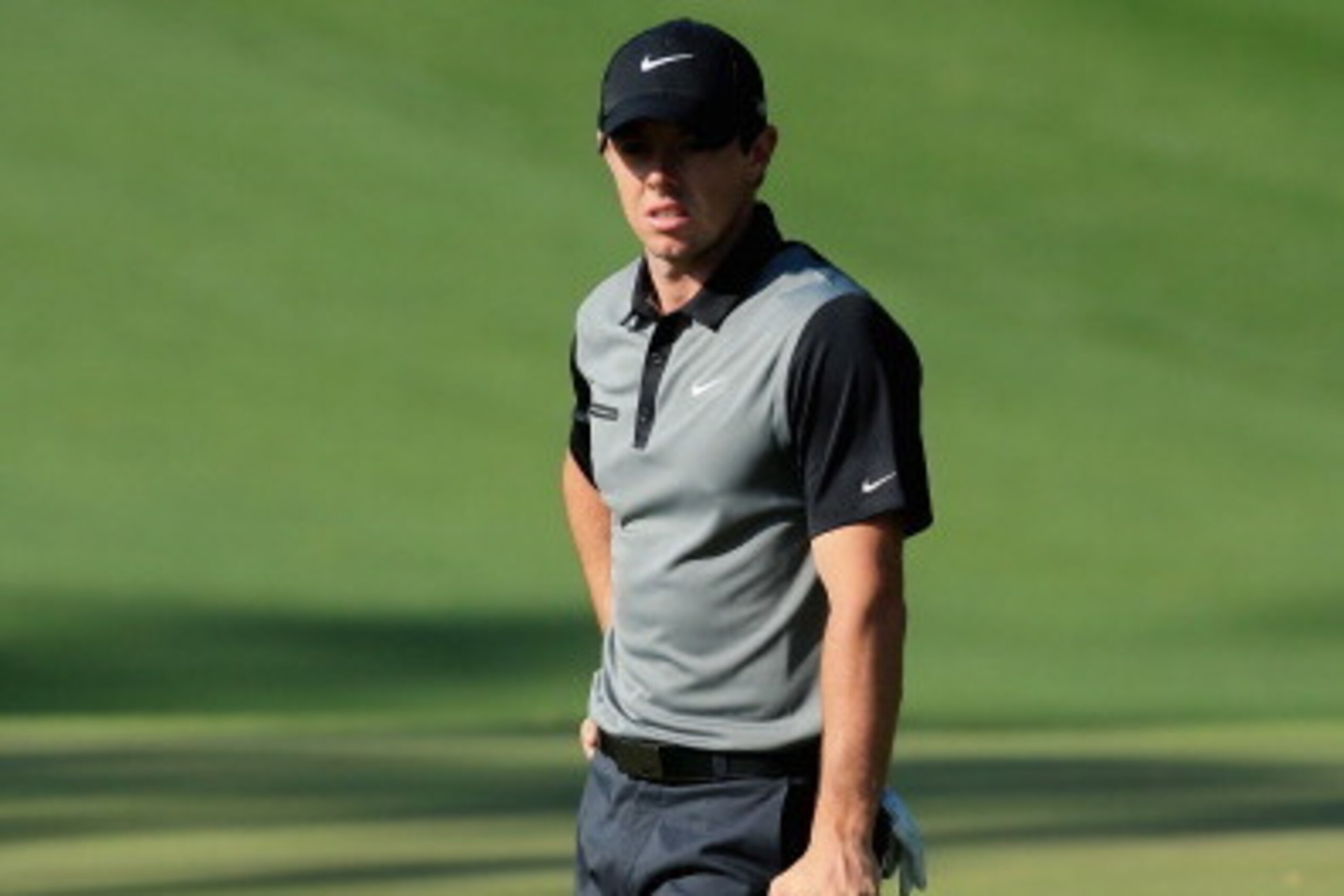 AUGUSTA, GA - APRIL 11:  Rory McIlroy of Northern Ireland looks on from the 10th green during the second round of the 2014 Masters Tournament at Augusta National Golf Club on April 11, 2014 in Augusta, Georgia.  (Photo by David Cannon/Getty Images)