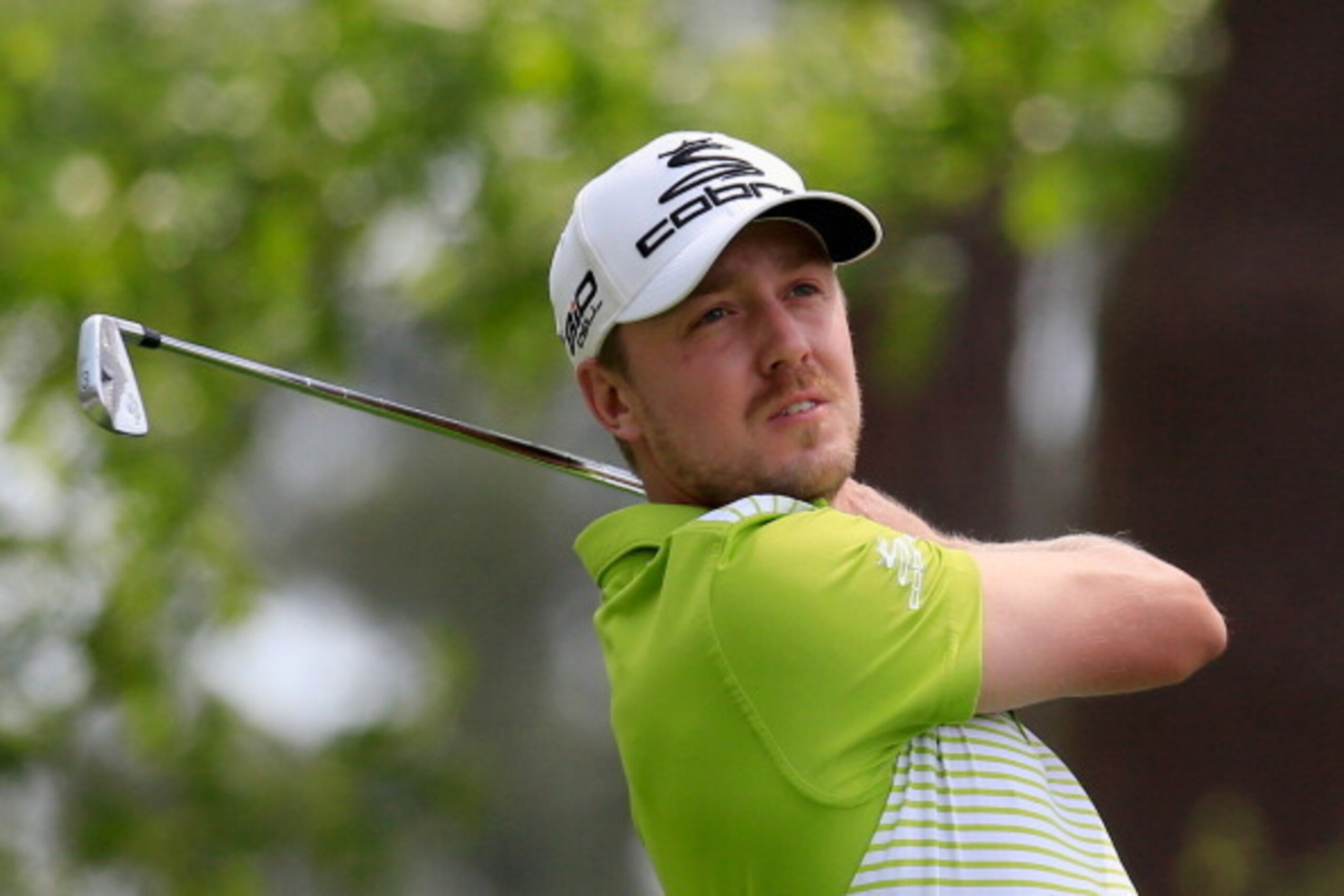 AUGUSTA, GA - APRIL 11:  Jonas Blixt of Sweden hits a shot on the fourth tee during the second round of the 2014 Masters Tournament at Augusta National Golf Club on April 11, 2014 in Augusta, Georgia.  (Photo by Rob Carr/Getty Images)