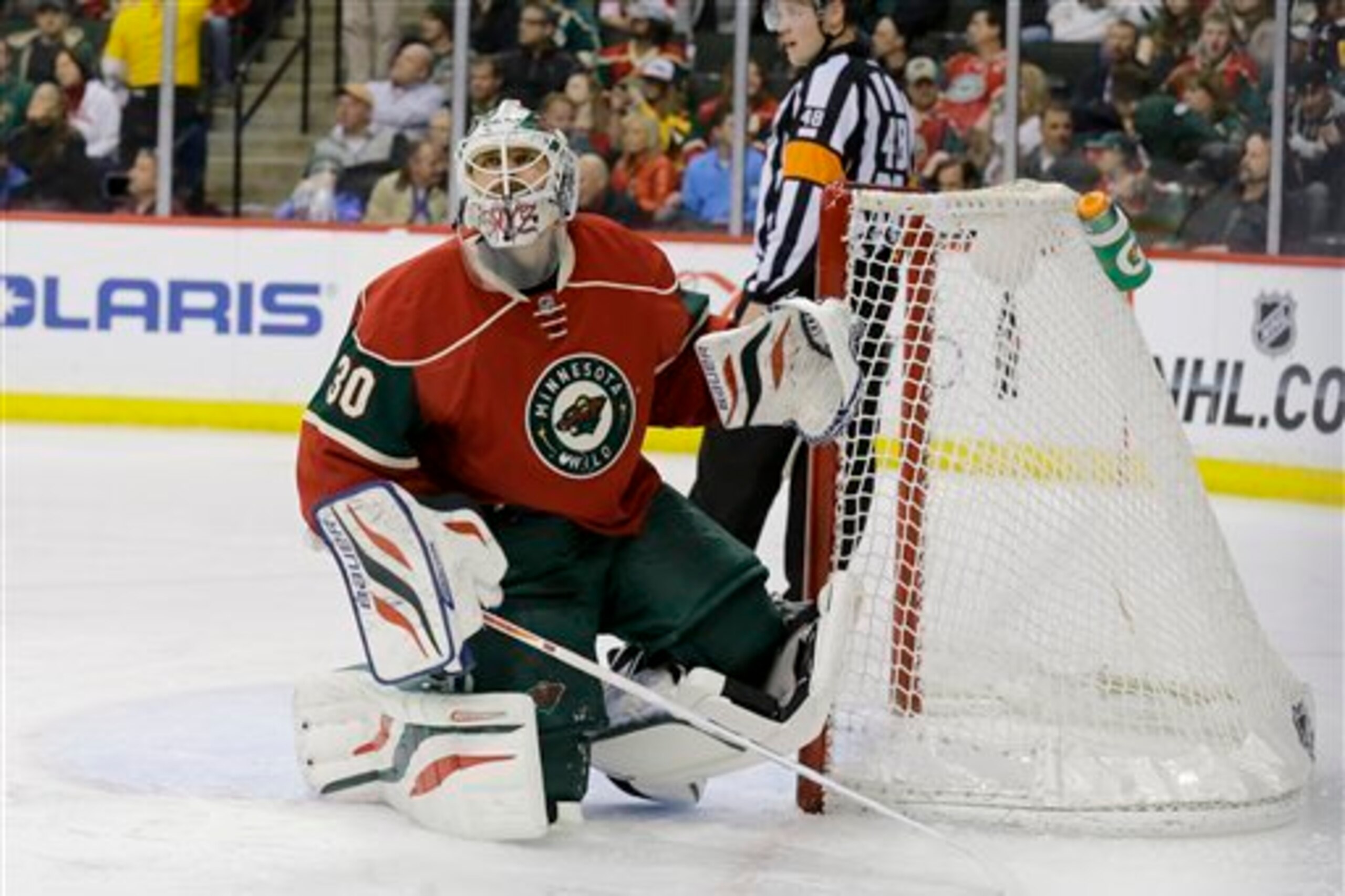 Minnesota Wild goalie Ilya Bryzgalov.