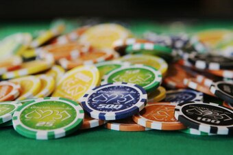 SYDNEY, AUSTRALIA - JULY 12:  Gambling chips are pictured at a photo call at the Hotel CBD on July 12, 2007 in Sydney, Australia. The photo call was held to announce Shannon Noll as the new face of the Australian Poker League's new advertising campaign wh