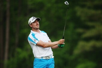 AUGUSTA, GA - APRIL 13:  Jonas Blixt of Sweden watches his tee shot on the 12th hole  during the final round of the 2014 Masters Tournament at Augusta National Golf Club on April 13, 2014 in Augusta, Georgia.  (Photo by Andrew Redington/Getty Images)