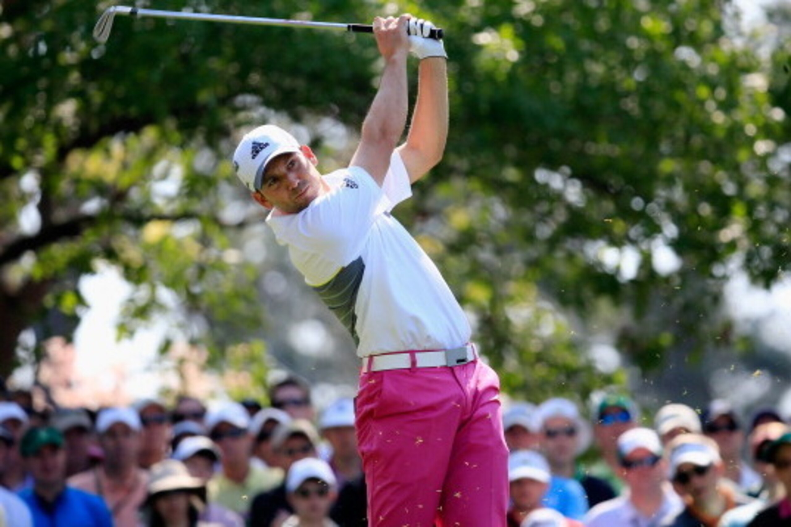 AUGUSTA, GA - APRIL 11:  Sergio Garcia of Spain hits his tee shot on the fourth tee during the second round of the 2014 Masters Tournament at Augusta National Golf Club on April 11, 2014 in Augusta, Georgia.  (Photo by Rob Carr/Getty Images)