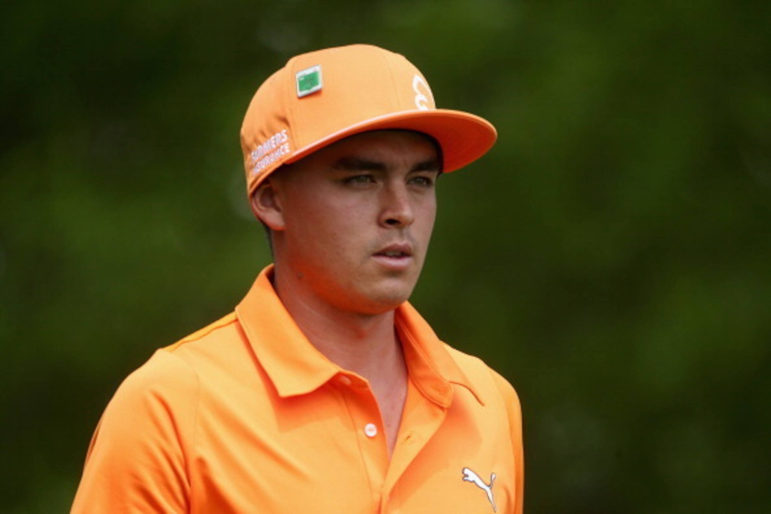 AUGUSTA, GA - APRIL 13:  Rickie Fowler of the United States stands on the second tee box during the final round of the 2014 Masters Tournament at Augusta National Golf Club on April 13, 2014 in Augusta, Georgia.  (Photo by Andrew Redington/Getty Images)