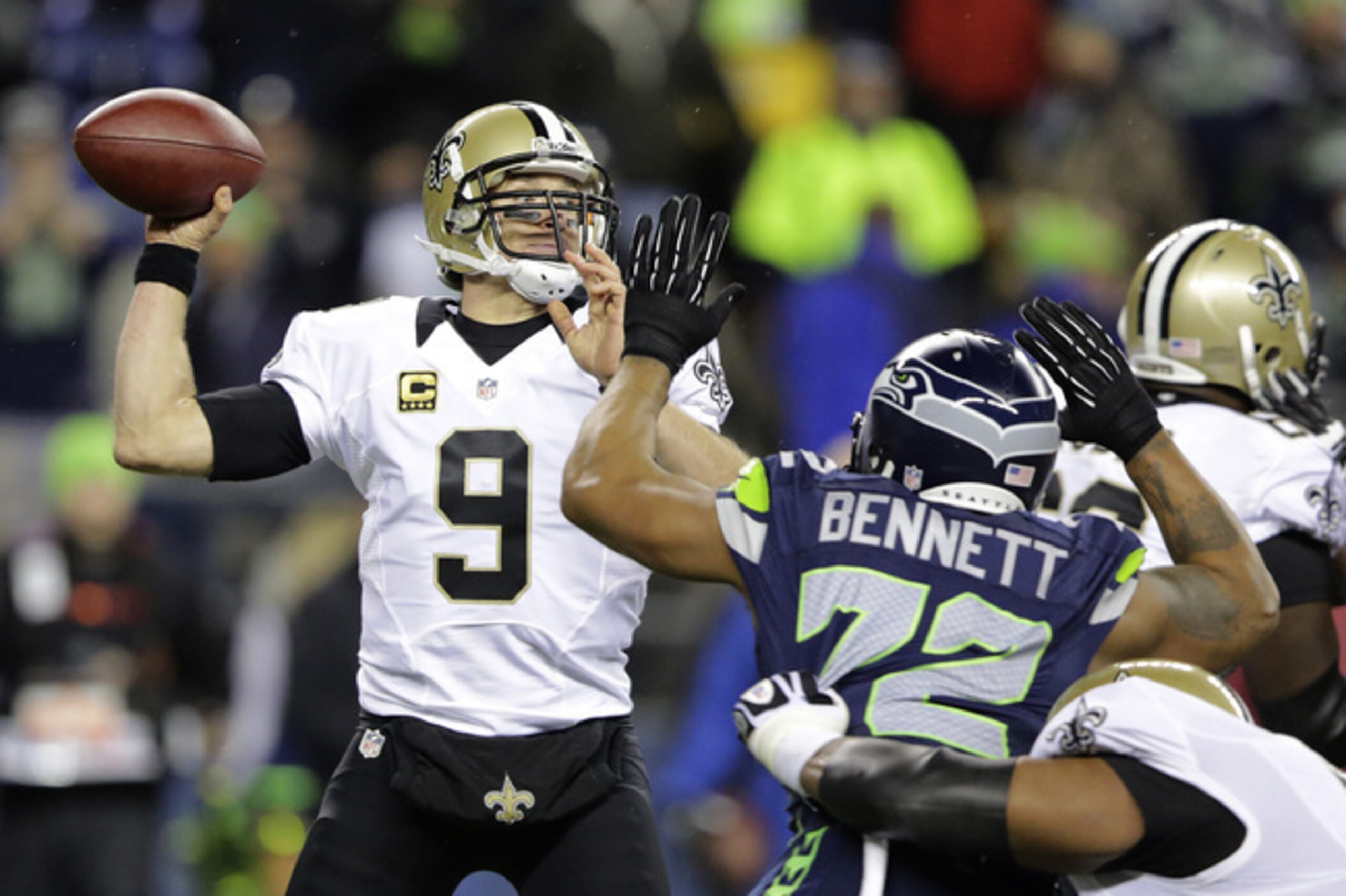 Michael Bennett led the team in sacks last year.