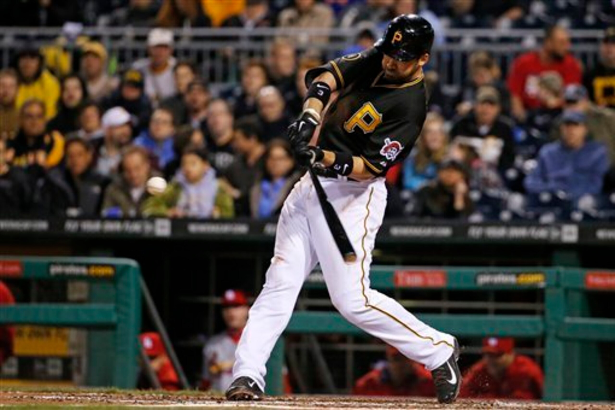 Ishikawa provided a spark to the Pirates' lineup early on in 2014, blasting a home run and a triple in his first six games