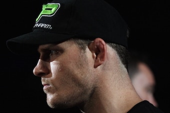 SYDNEY, AUSTRALIA - FEBRUARY 27:  Michael Bisping of Great Britain walks to the ring for his fight against Jorge Rivera of the USA before their middleweight bout part of at UFC 127 at Acer Arena on February 27, 2011 in Sydney, Australia.  (Photo by Mark K