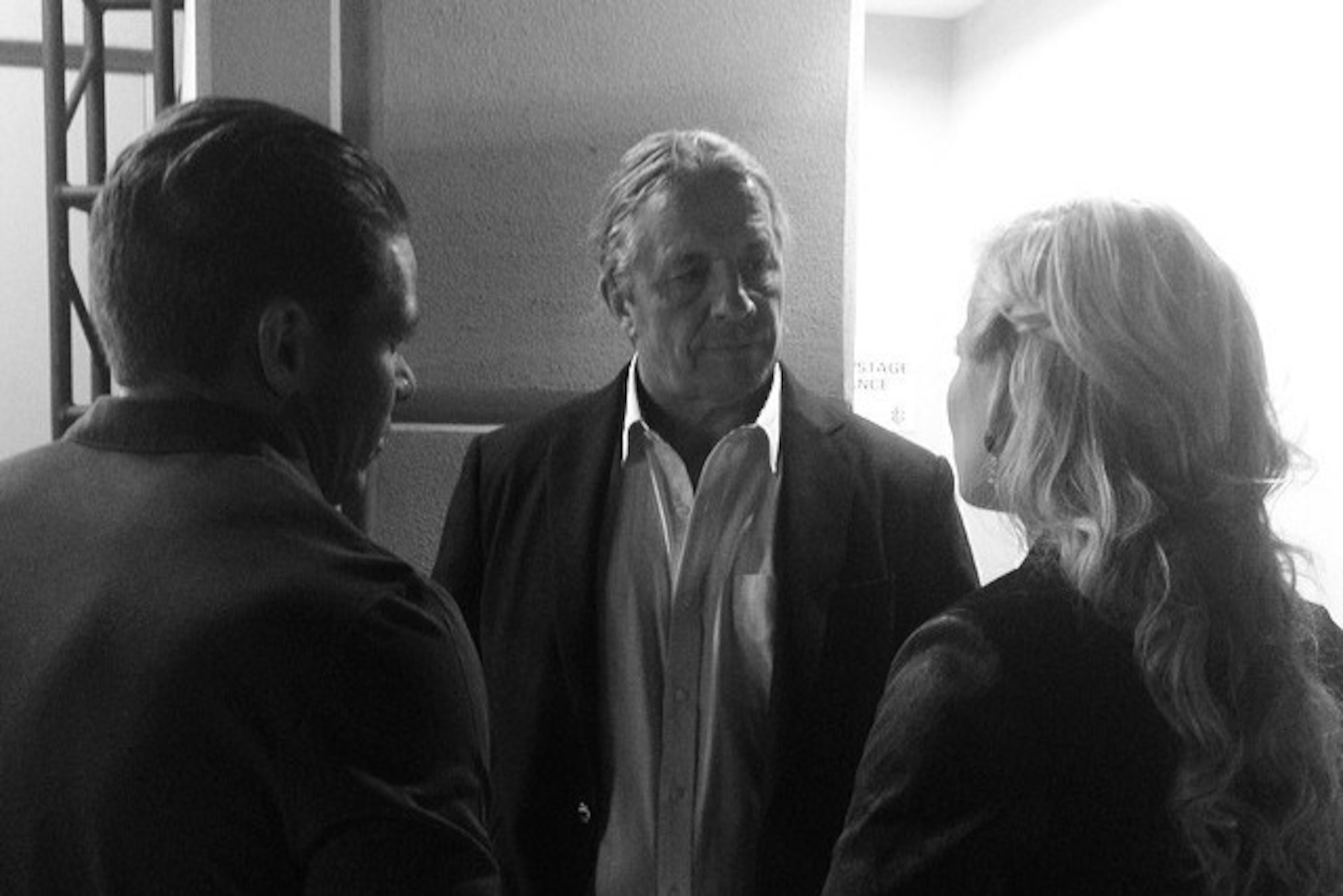 Tyson Kidd with Natalya and Bret Hart