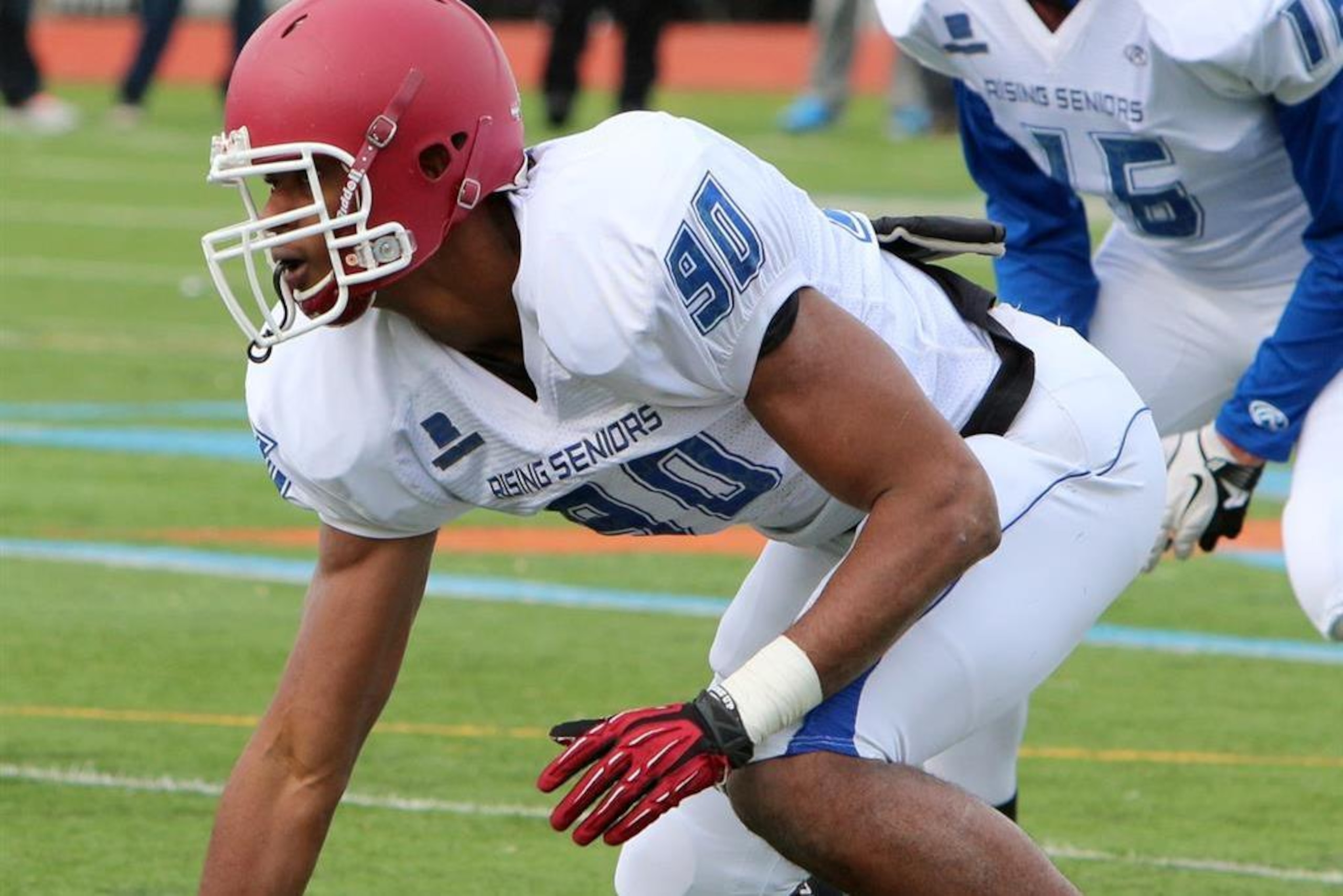 DE Mekhi Brown was an early addition for Alabama.