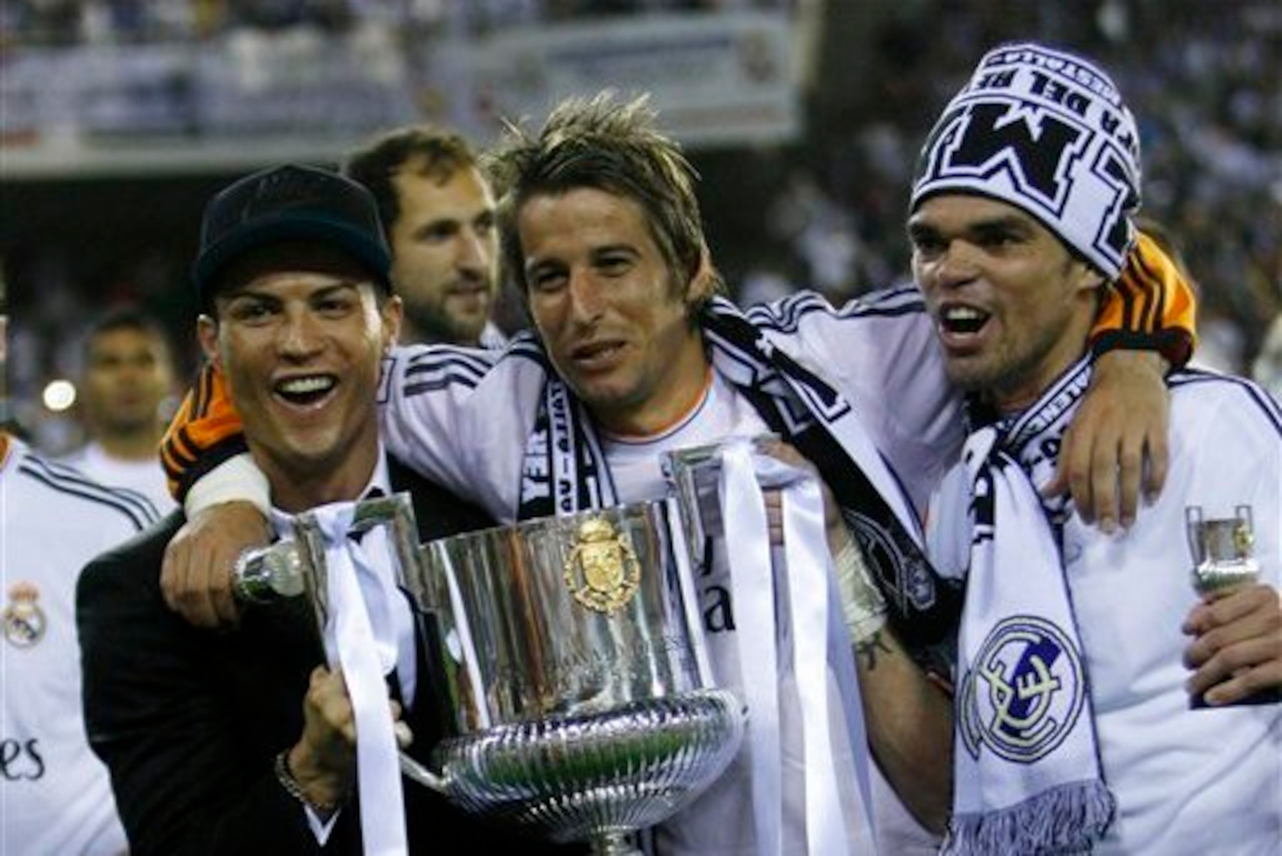 Cristiano Ronaldo (left) has been the star man for Madrid.