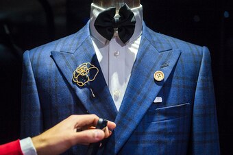 Will brooches and lapel pins, like these at Jason of Beverly Hills, help NBA players take their outfits over the top in these playoffs?