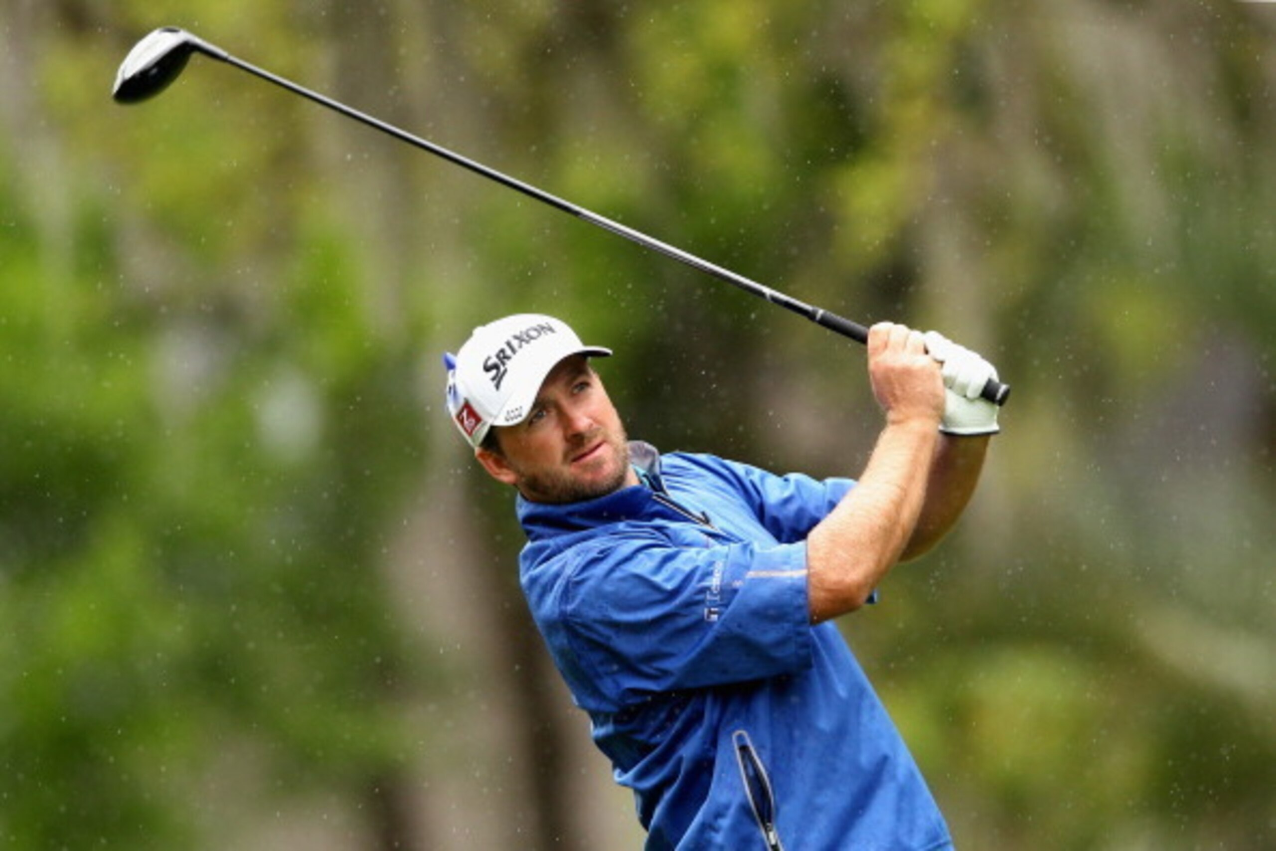 HILTON HEAD ISLAND, SC - APRIL 18:  Graeme McDowell of Northern Ireland hits a tee shot on the 2nd hole during the second round of the RBC Heritage at Harbour Town Golf Links on April 18, 2014 in Hilton Head Island, South Carolina.  (Photo by Tyler Lecka/