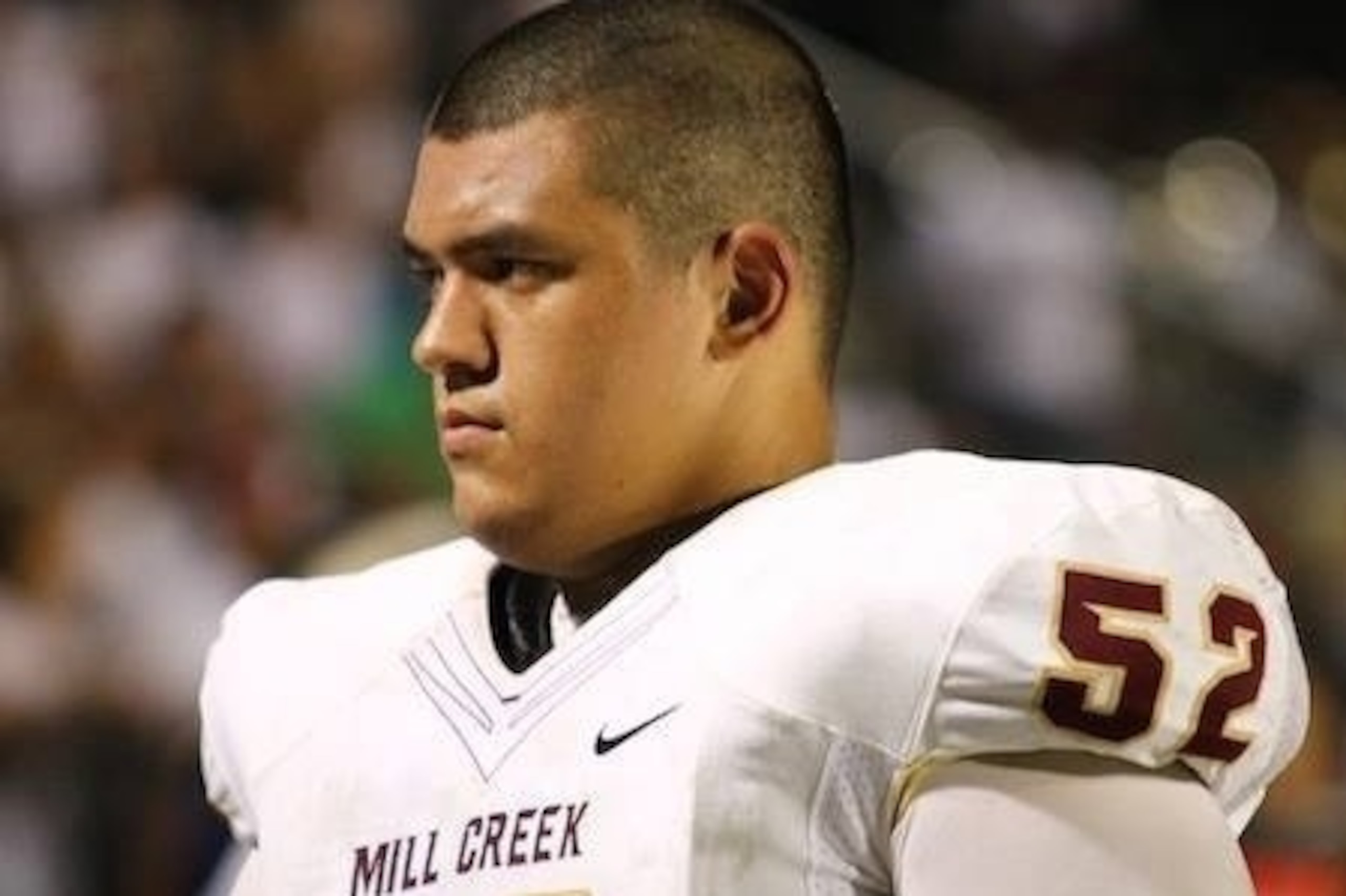 Georgia offensive lineman Kaleb Kim is a key Bulldogs target.