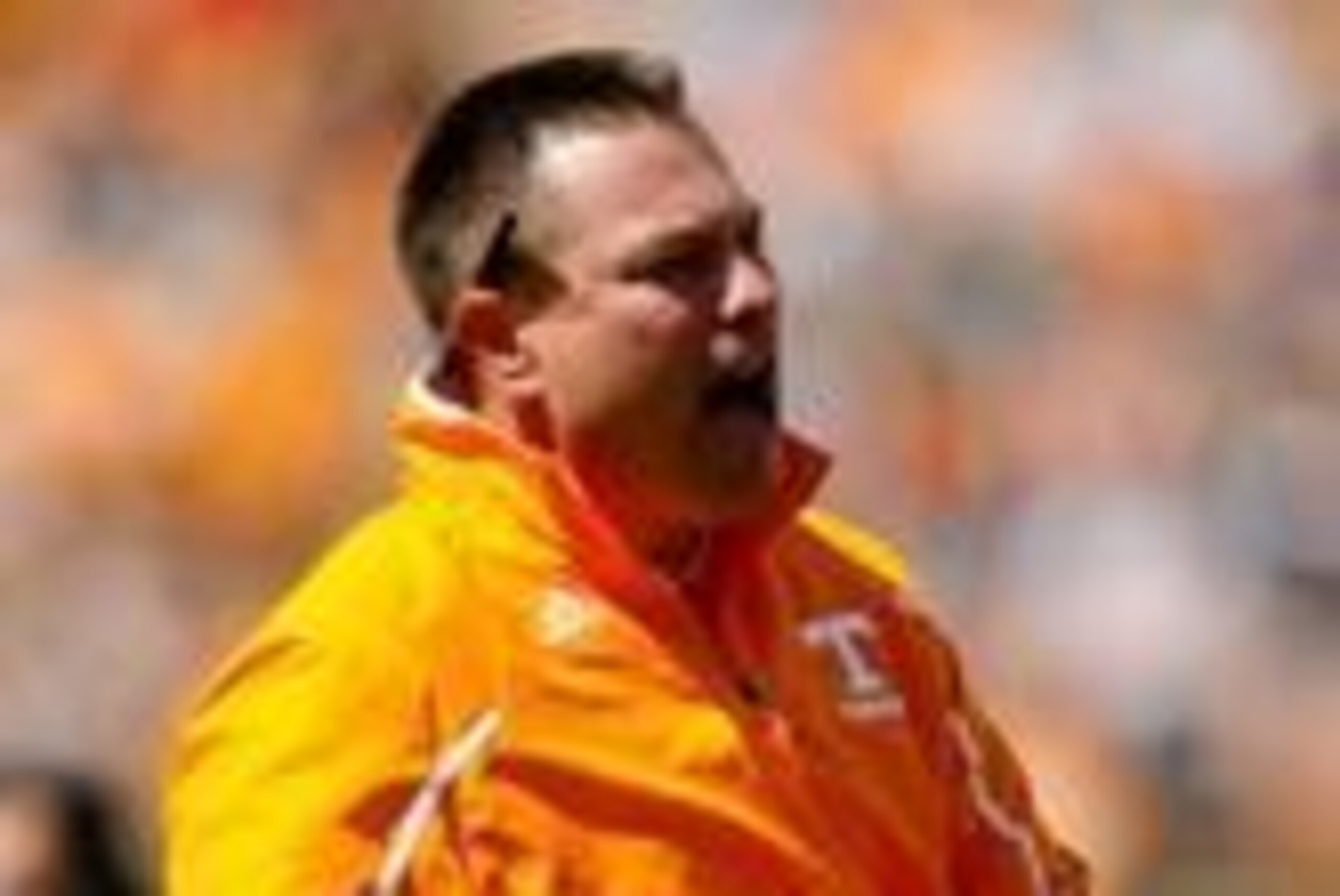 Apr 12, 2014; Knoxville, TN, USA; Tennessee Volunteers head coach Butch Jones during the orange and white spring game at Neyland Stadium. Mandatory Credit: Randy Sartin-USA TODAY Sports