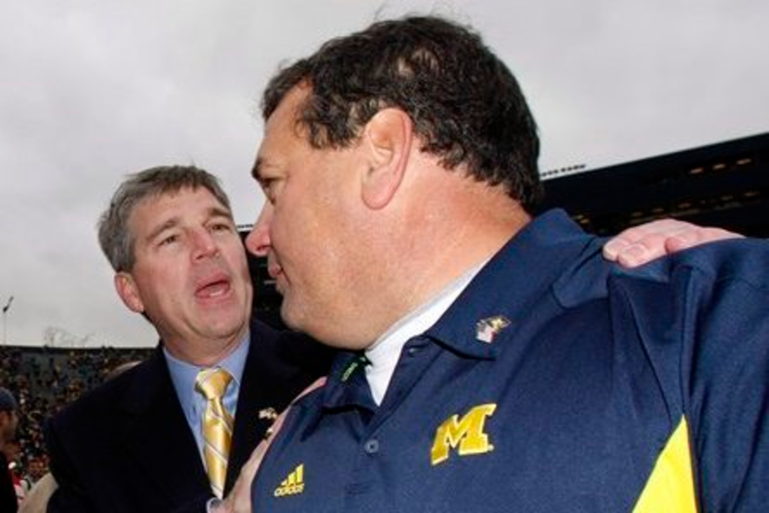 David Brandon and Brady Hoke