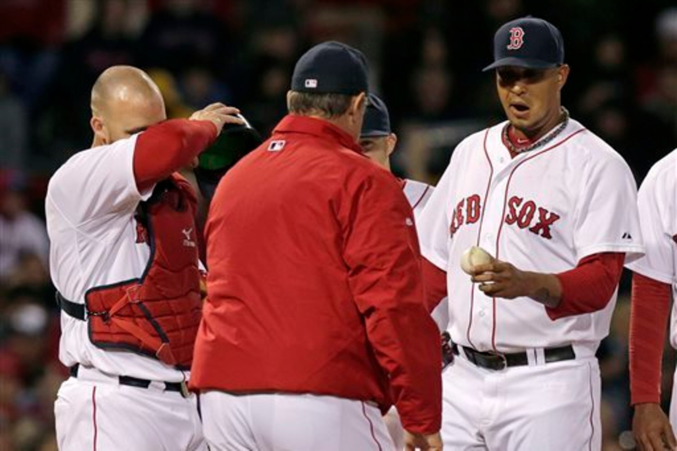 Red Sox starter Felix Doubront gave up seven runs on six hits and two walks over only 2.2 innings Thursday. Red Sox starter Felix Doubront gave up seven runs on six hits and two walks over only 2.2 innings Thursday.