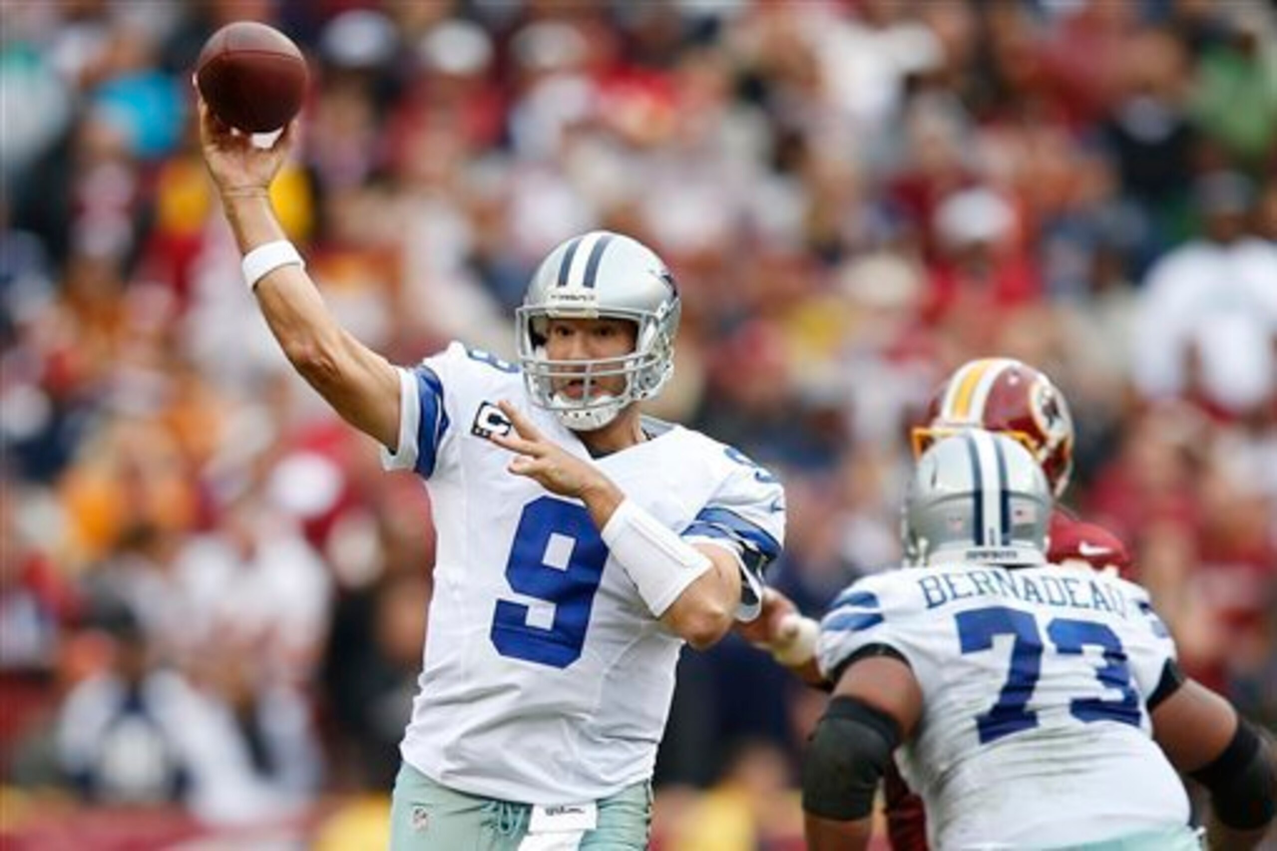 The Cowboys gave Tony Romo (9) a six-year, $108 million extension just one year ago, which includes $55 million guaranteed. Drafting Manziel arguably creates more questions than answers for the Cowboys.