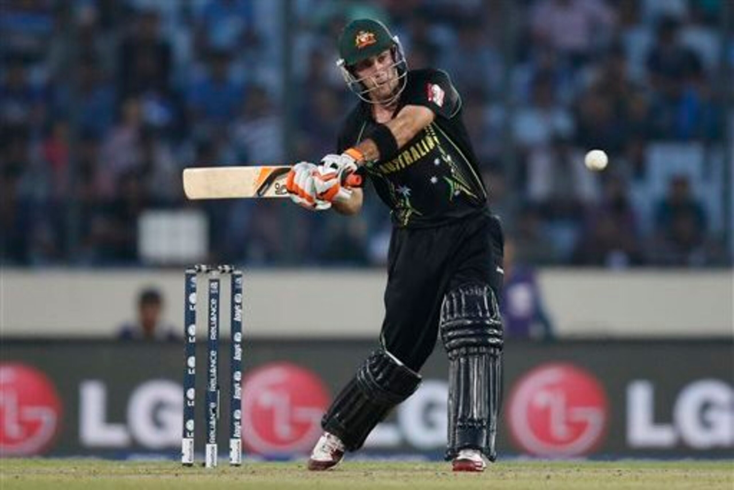 Glenn Maxwell on international duty with Australia