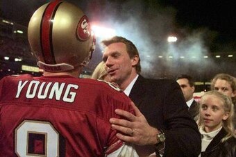 The comparisons between Young and Joe Montana continue to the present day.