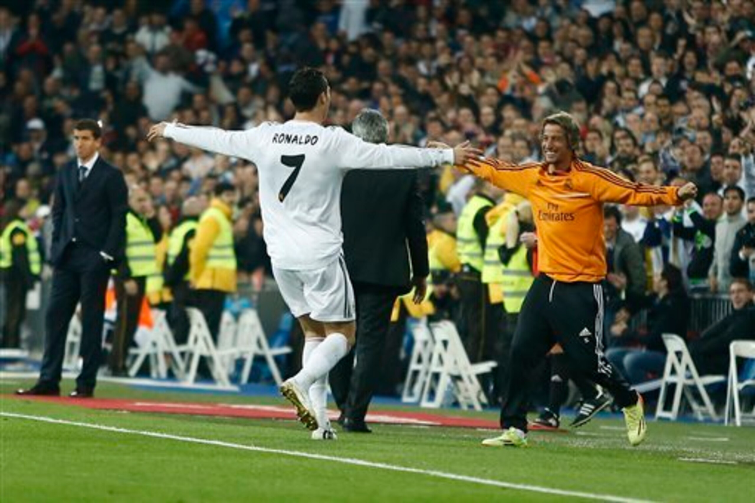 On target: Ronaldo is set to start against Bayern.