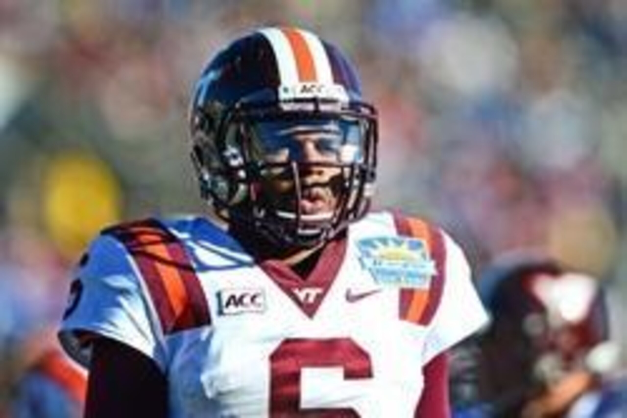 Dec 31, 2013; El Paso, TX, USA; Virginia Tech Hokies quarterback Mark Leal (6) looks to the sidelines for the play during the fourth quarter against the UCLA Bruins in the 2013 Sun Bowl at Sun Bowl Stadium. Mandatory Credit: Andrew Weber-USA TODAY Sports Dec 31, 2013; El Paso, TX, USA; Virginia Tech Hokies quarterback Mark Leal (6) looks to the sidelines for the play during the fourth quarter against the UCLA Bruins in the 2013 Sun Bowl at Sun Bowl Stadium. Mandatory Credit: Andrew Weber-USA TODAY Sports
