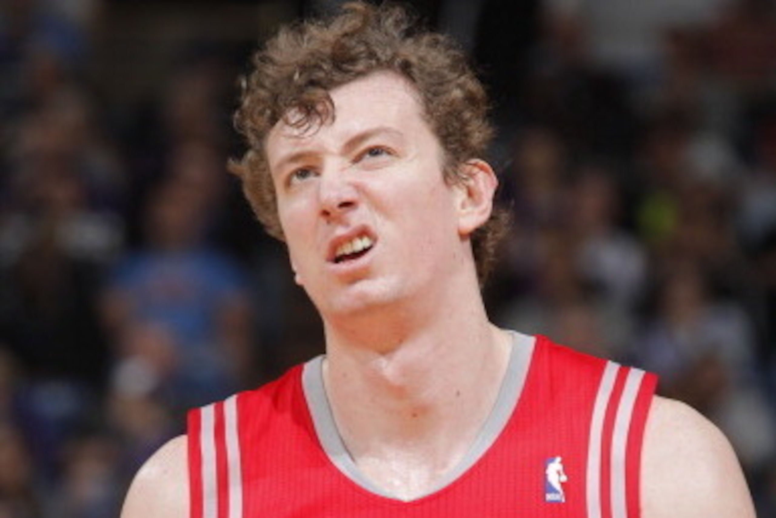 SACRAMENTO, CA - FEBRUARY 25: Omer Asik #3 of the Houston Rockets in a game against the Sacramento Kings on February 25, 2014 at Sleep Train Arena in Sacramento, California. NOTE TO USER: User expressly acknowledges and agrees that, by downloading and or 