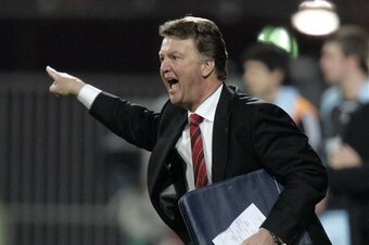 Van Gaal in full command during his AZ days.