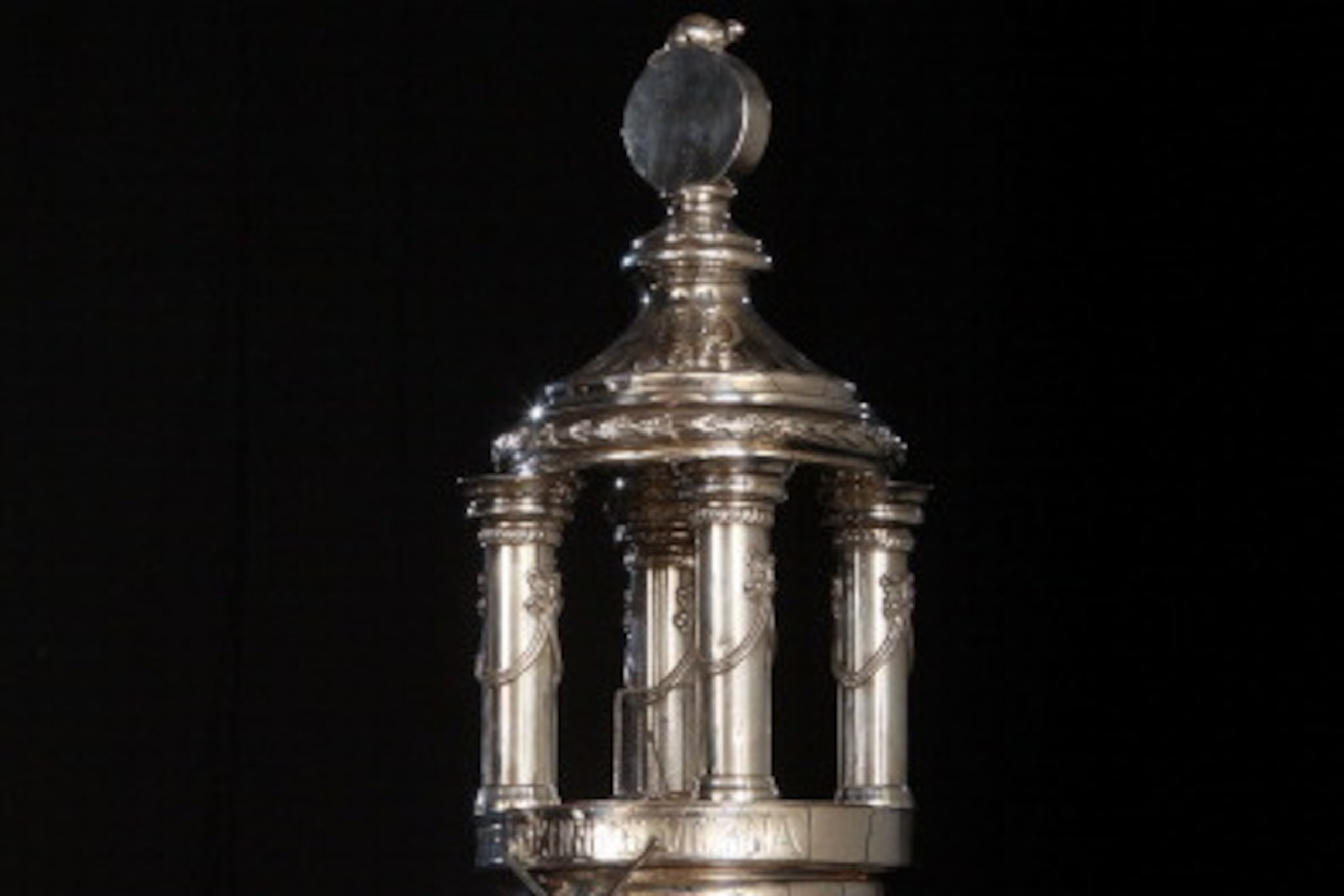 LAS VEGAS, NV - JUNE 22:  The Vezina Trophy is seen during the 2011 NHL Awards at The Pearl concert theater at the Palms Casino Resort June 22, 2011 in Las Vegas, Nevada.  (Photo by Jeff Gross/Getty Images)