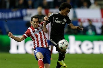 Willian might have been better employed further up the pitch in the first leg