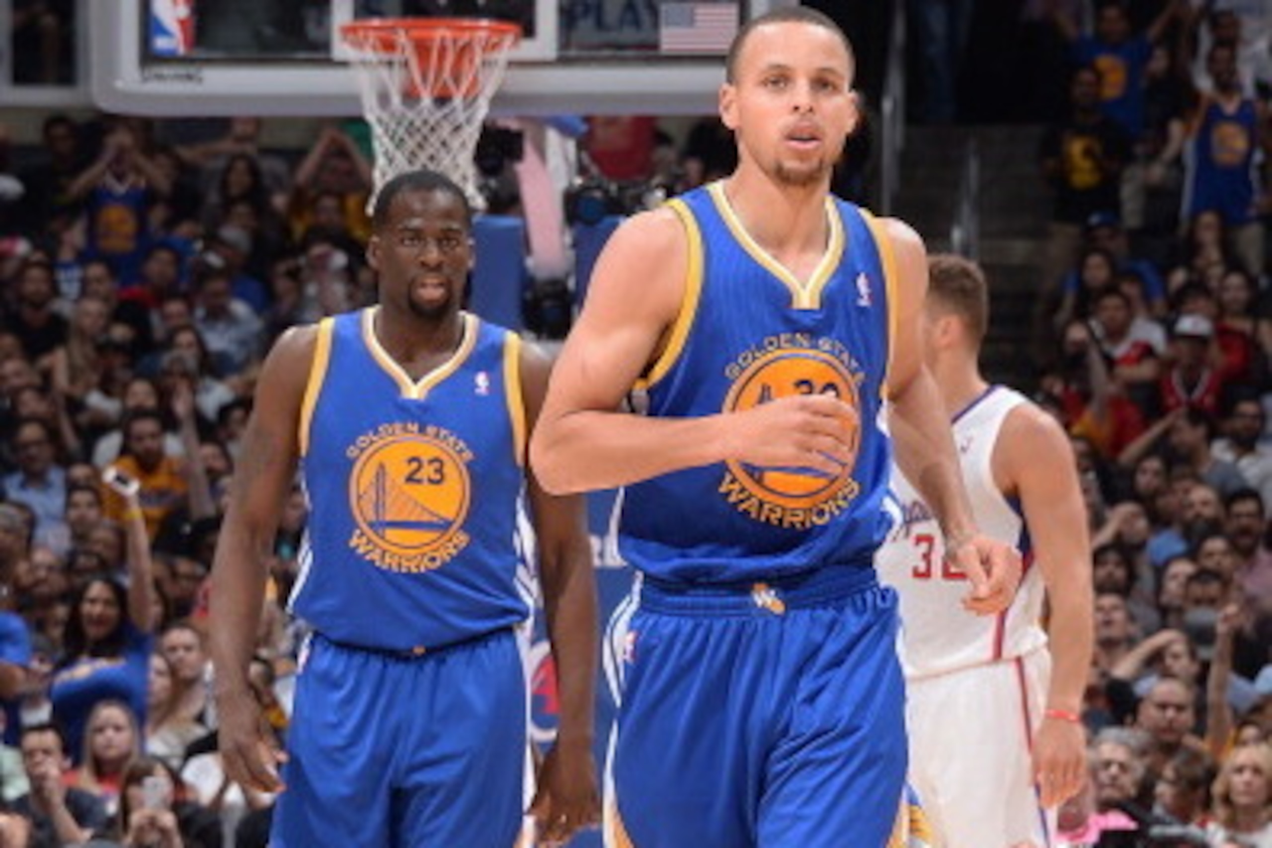LOS ANGELES, CA - APRIL 29: Stephen Curry #30 of the Golden State Warriors during a game against the Los Angeles Clippers in Game Five of the Western Conference Quarterfinals at Staples Center on April 29, 2014 in Los Angeles, California. NOTE TO USER: Us