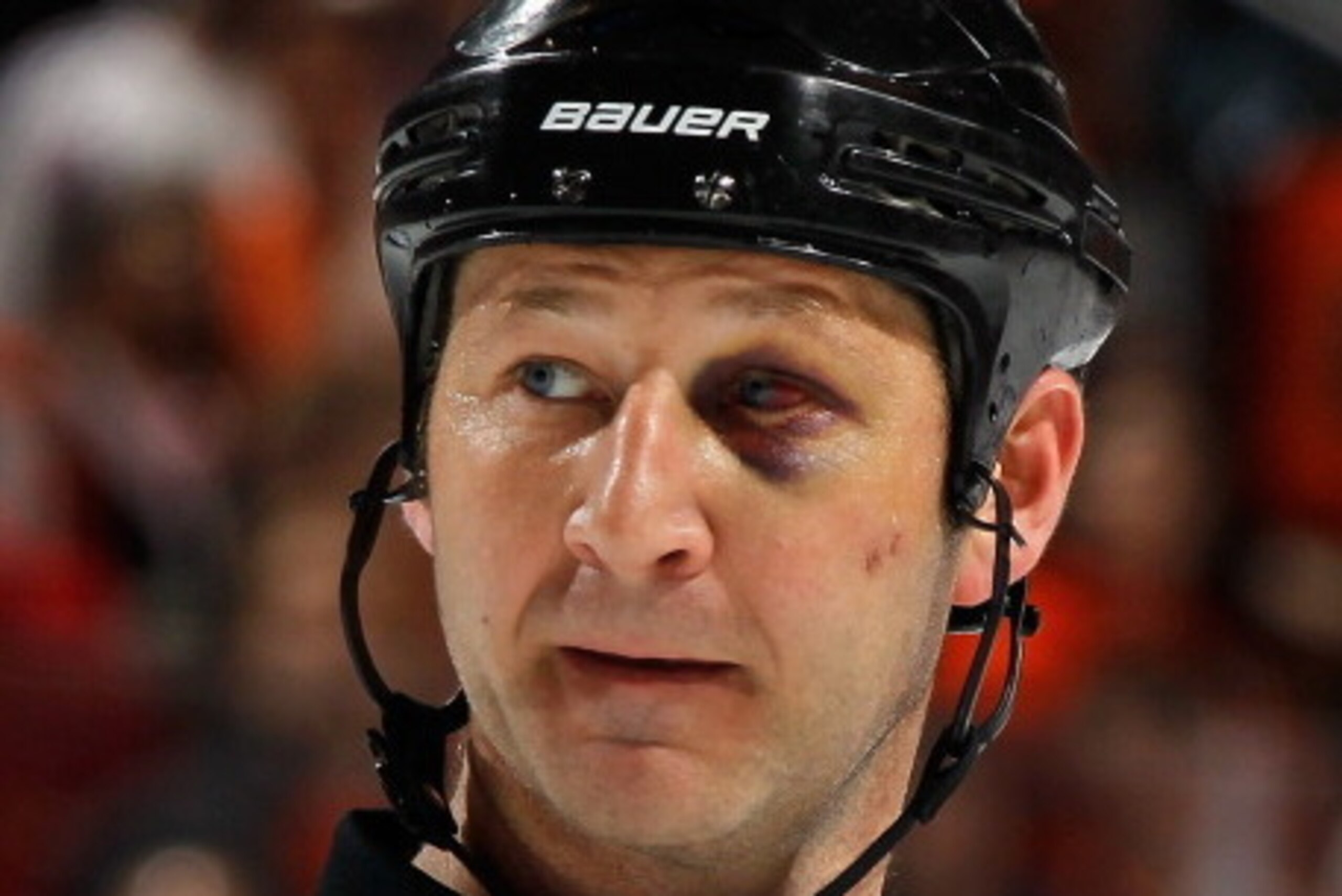 PHILADELPHIA, PA - APRIL 29: Referee Steve Kozari #40 works the game between the Philadelphia Flyers and the New York Rangers in Game Six of the First Round of the 2014 NHL Stanley Cup Playoffs at the Wells Fargo Center on April 29, 2014 in Philadelphia, 