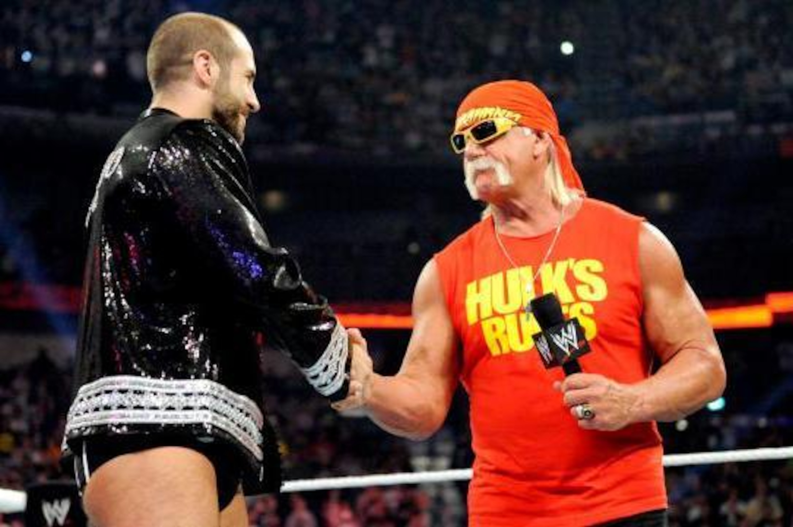 Cesaro and Hulk Hogan
