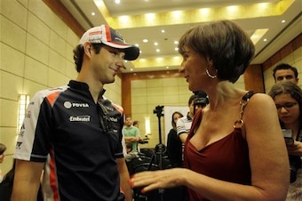 Viviane and Bruno Senna