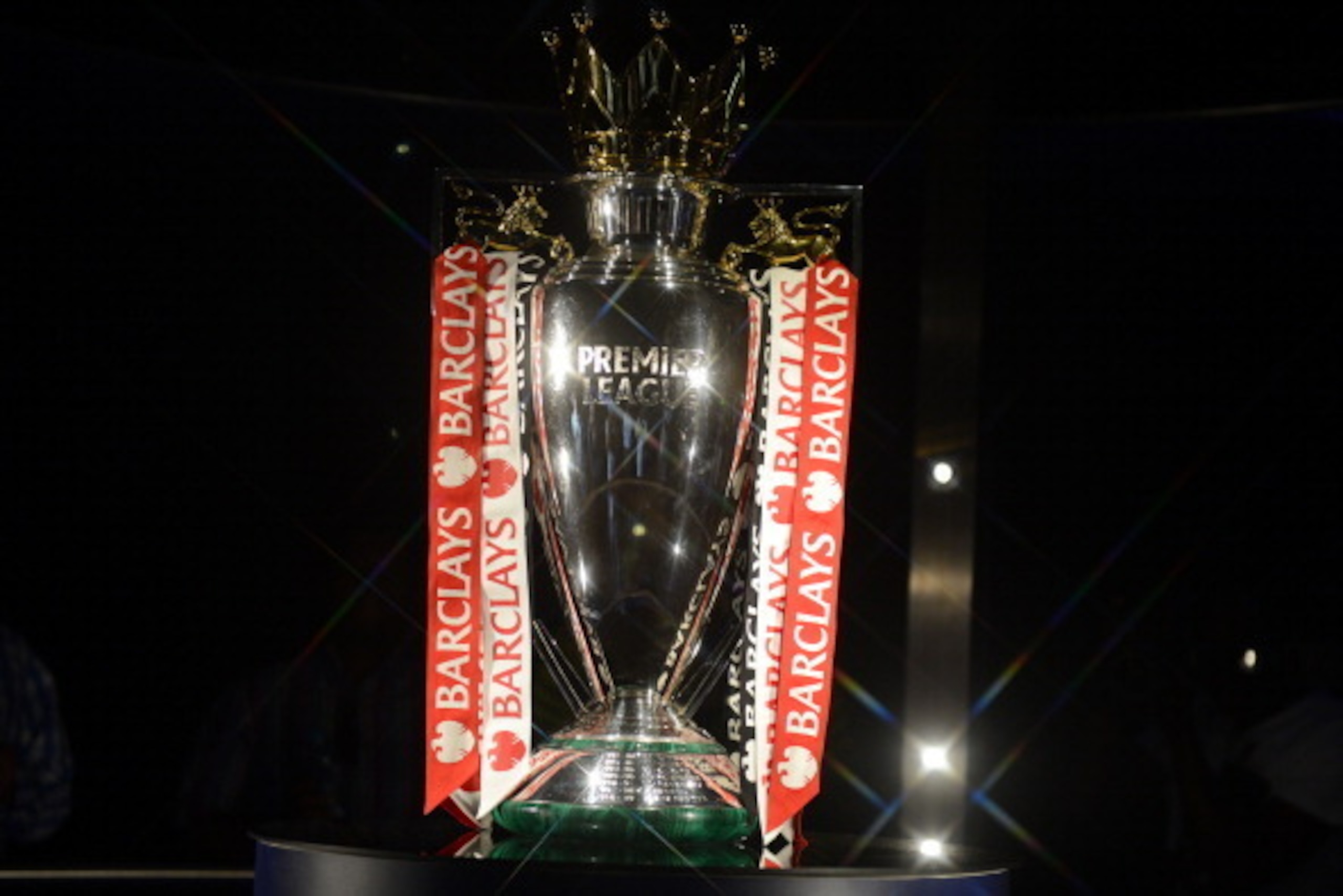 JOHANNESBURG, SOUTH AFRICA - MARCH 28: BPL Trophy during the Barclays Premier League Live event on March 28 in Johannesburg, South Africa. (Photo by Gallo Images/Getty Images for Premier League)