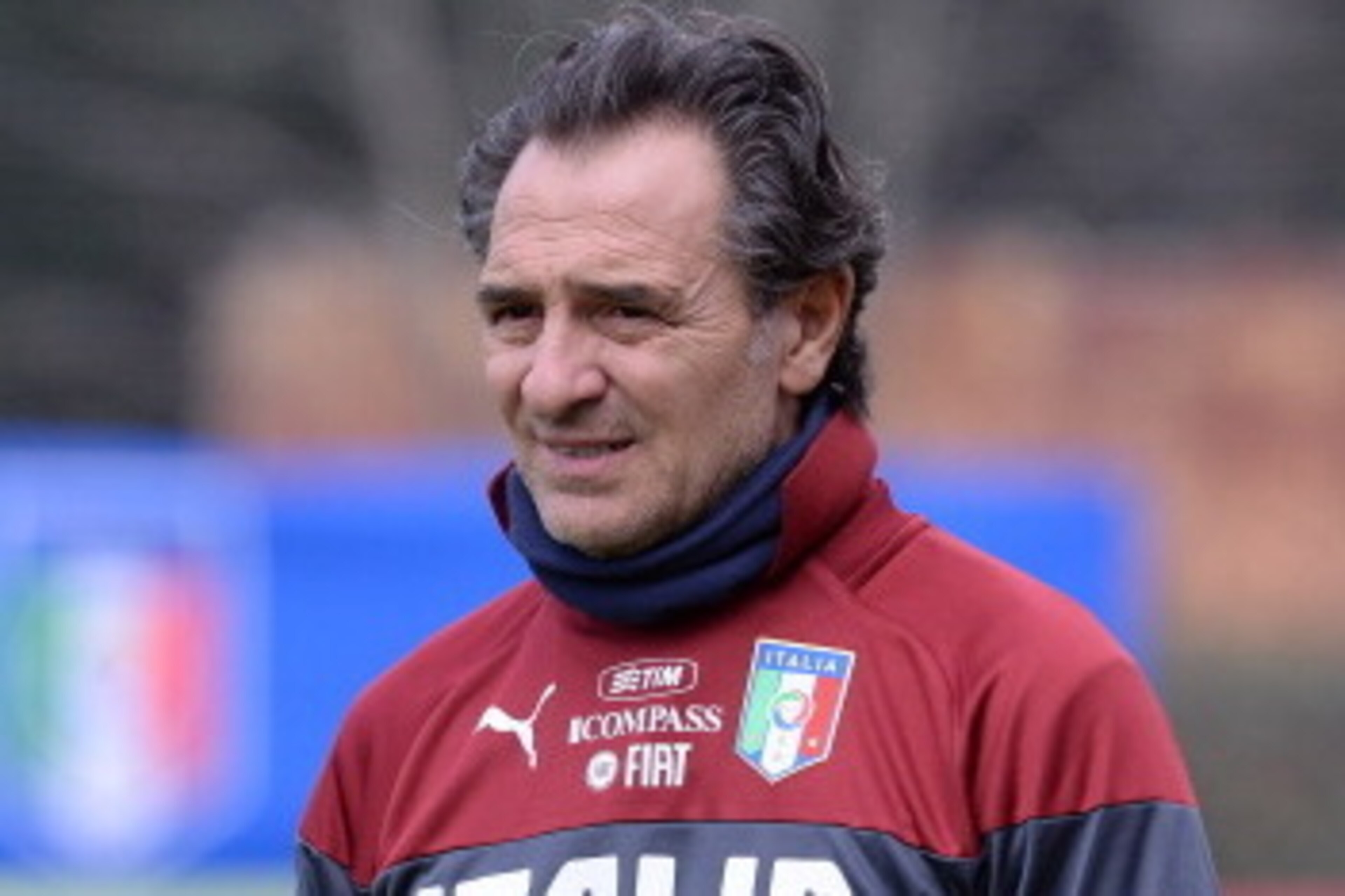ROME, ITALY - MARCH 11:  Head coach Italy Cesare Prandelli reacts during Italy Training Camp - Day 2 at Acqua Acetosa on March 11, 2014 in Rome, Italy.  (Photo by Claudio Villa/Getty Images)