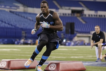 Linebacker C.J. Mosley is expected to be a first-round draft pick next week.