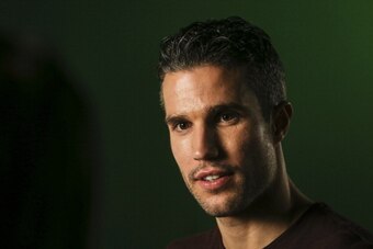 LONDON, ENGLAND - DECEMBER 15: In this handout photo provided by Pepsi on April 2, 2014, Robin van Persie is pictured on the set of Pepsi's new global commercial and interactive film, 'NOW IS WHAT YOU MAKE IT', as part of the 2014 Pepsi Football campaign 