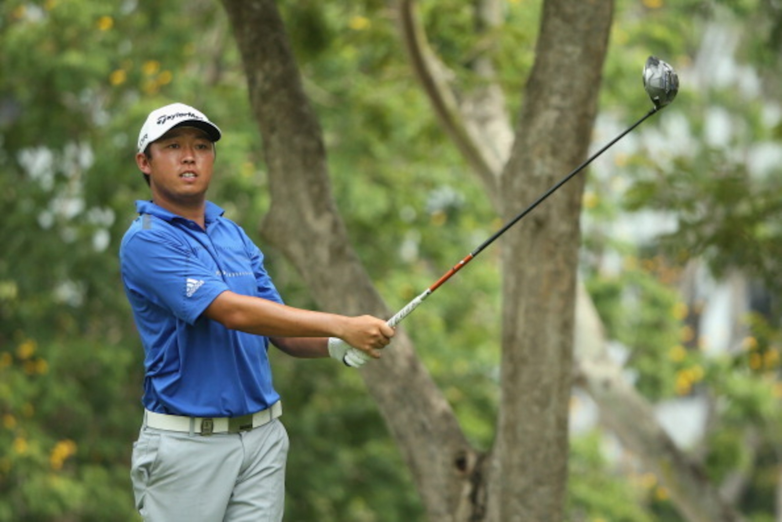 SINGAPORE - MAY 01:  David Lipsky of the USA in action on day one of The Championship at Laguna National held at Laguna National Golf & Country Club on May 1, 2014 in Singapore.  (Photo by Andrew Redington/Getty Images)