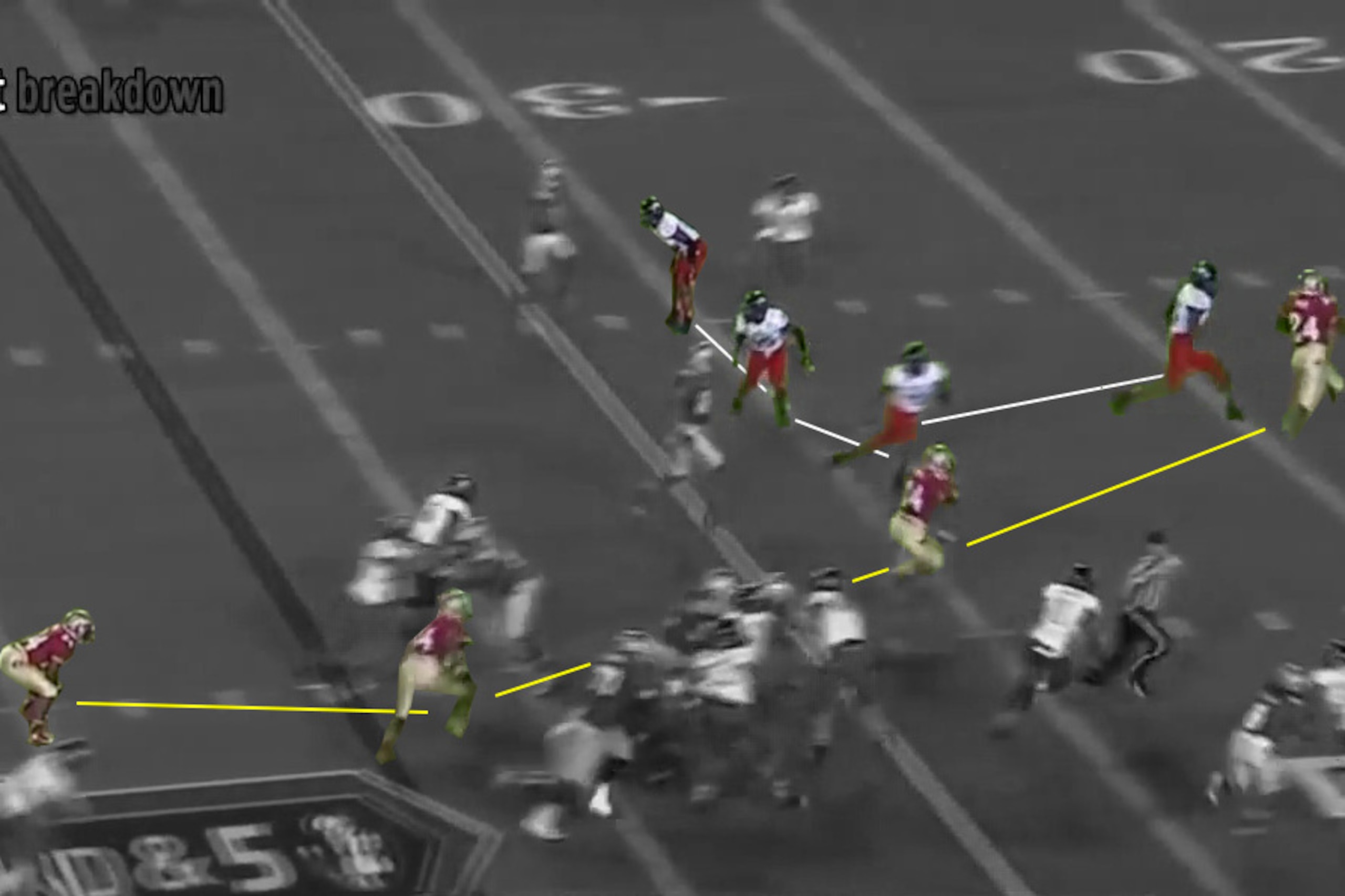 Ward can improve the angles he takes when pursuing ball-carriers.