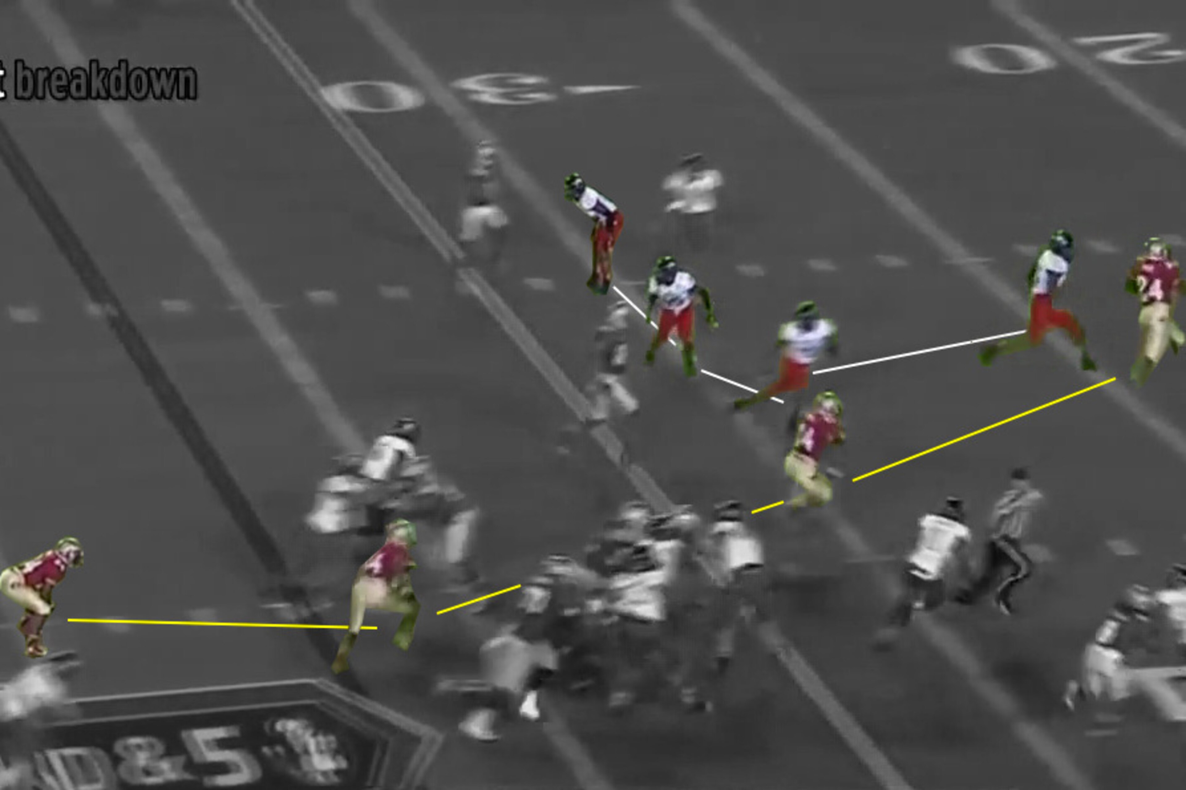 Ward can improve the angles he takes when pursuing ball-carriers.