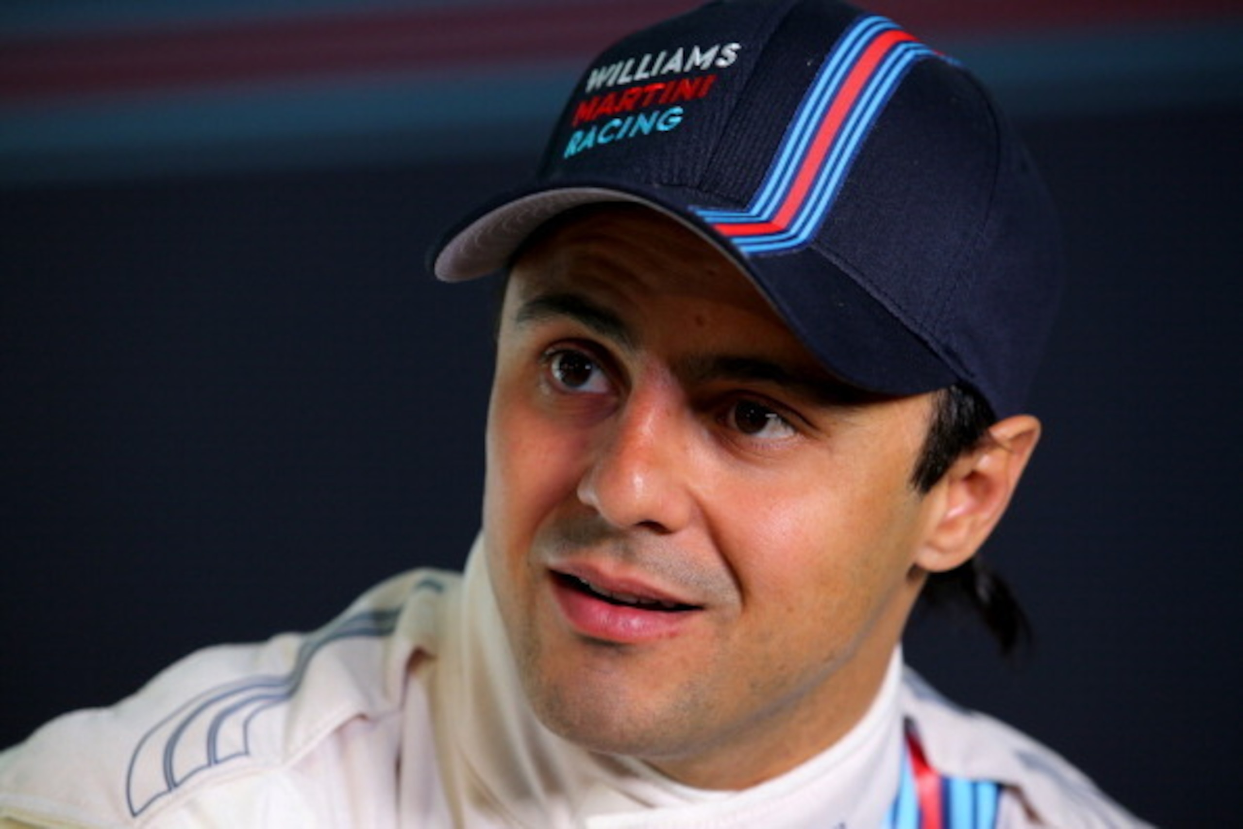 LONDON, ENGLAND - MARCH 06:  Felipe Massa of Brazil looks on during the launch of the new Williams Martini Racing formula one car on March 6, 2014 in London, England.  (Photo by Clive Rose/Getty Images)