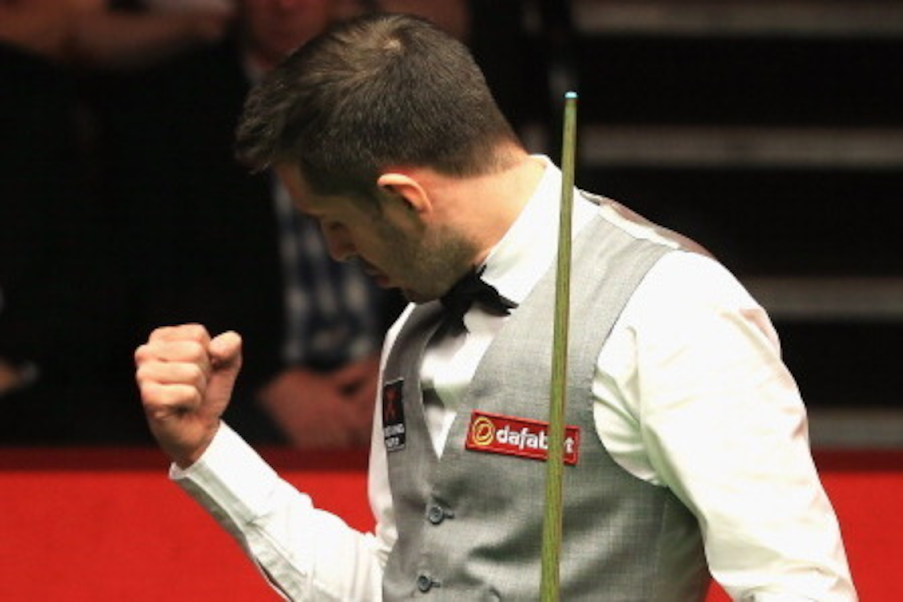 SHEFFIELD, ENGLAND - APRIL 21:  Mark Selby of England looks on during his match against Michael White of Wales during day four of the The Dafabet World Snooker Championship at Crucible Theatre on April 21, 2014 in Sheffield, England.  (Photo by Matthew Le