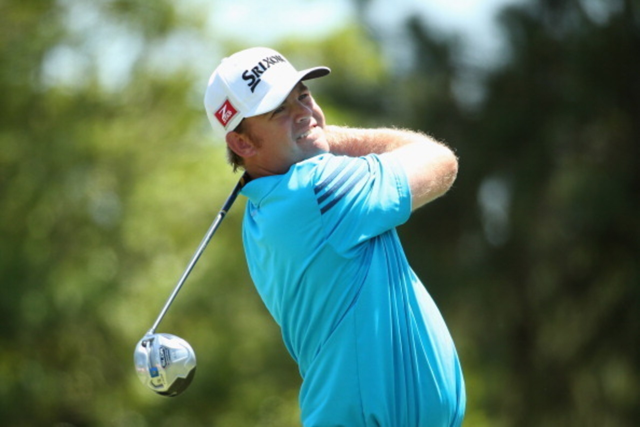 CHARLOTTE, NC - MAY 04:  JB Holmes tee's off at the 4th during the final round of the Wells Fargo Championship at the Quail Hollow Club on May 4, 2014 in Charlotte, North Carolina.  (Photo by Richard Heathcote/Getty Images)
