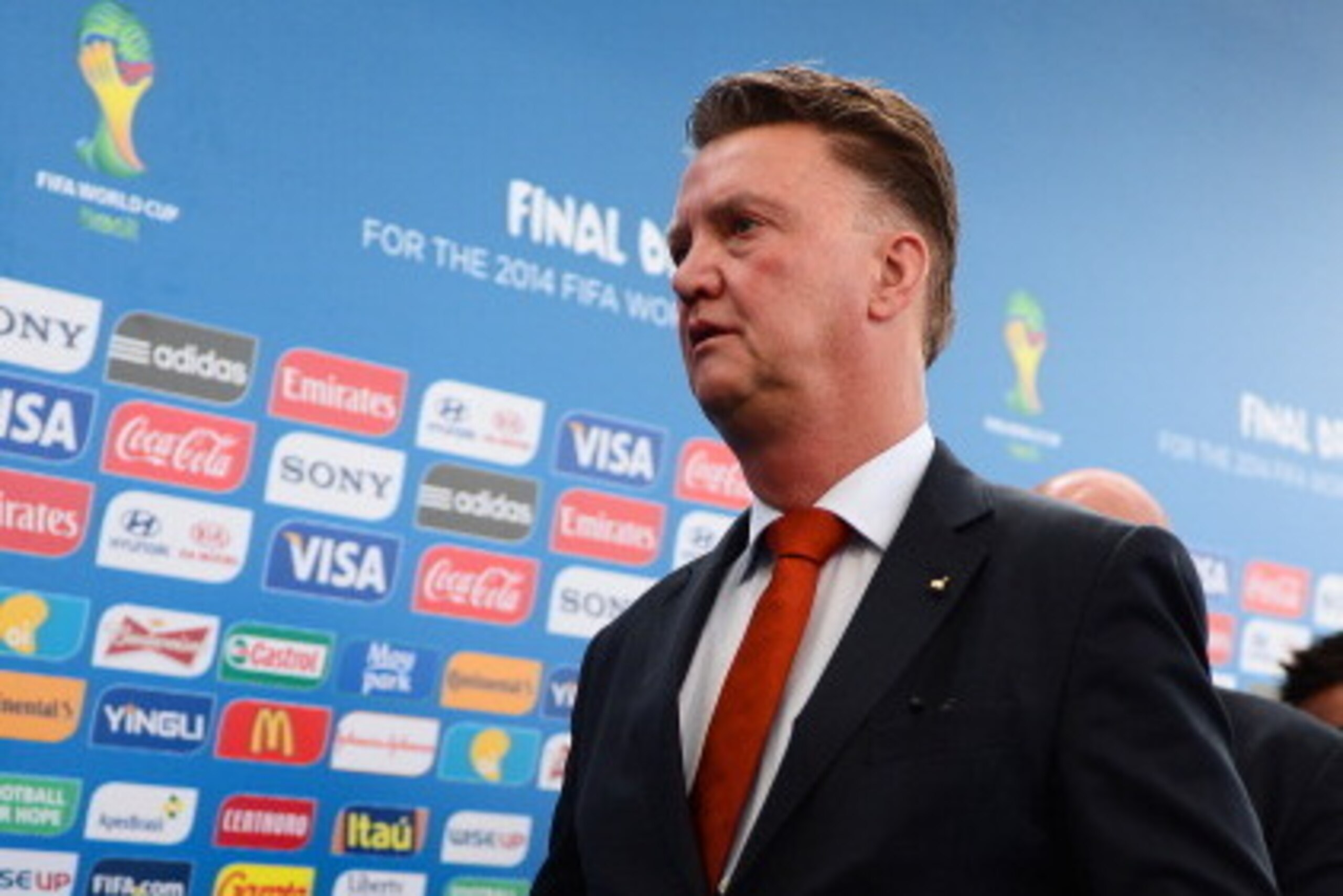 COSTA DO SAUIPE, BRAZIL - DECEMBER 06:  Netherlands coach Louis van Gaal arrives for the Final Draw for the 2014 FIFA World Cup Brazil at Costa do Sauipe Resort on December 6, 2013 in Costa do Sauipe, Bahia, Brazil.  (Photo by Buda Mendes/Getty Images)