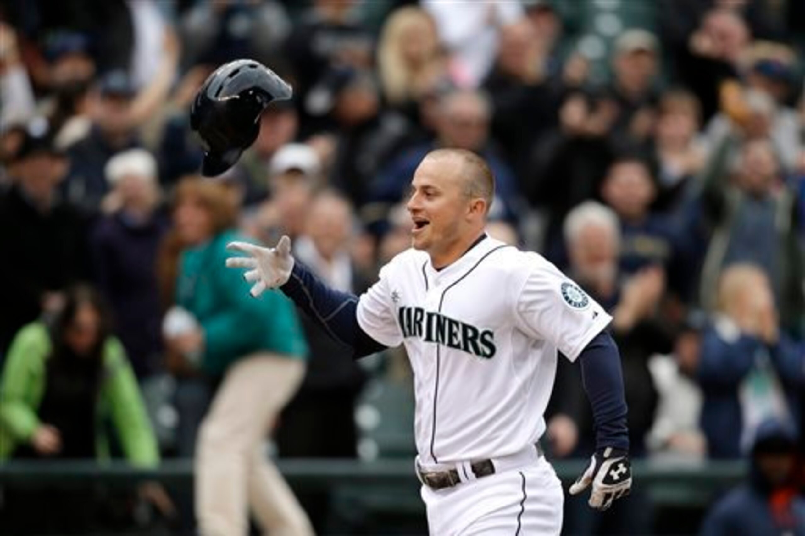 Seager's walkoff three-run home run on April 23 ended an eight-game losing streak and helped Seager out of a slump
