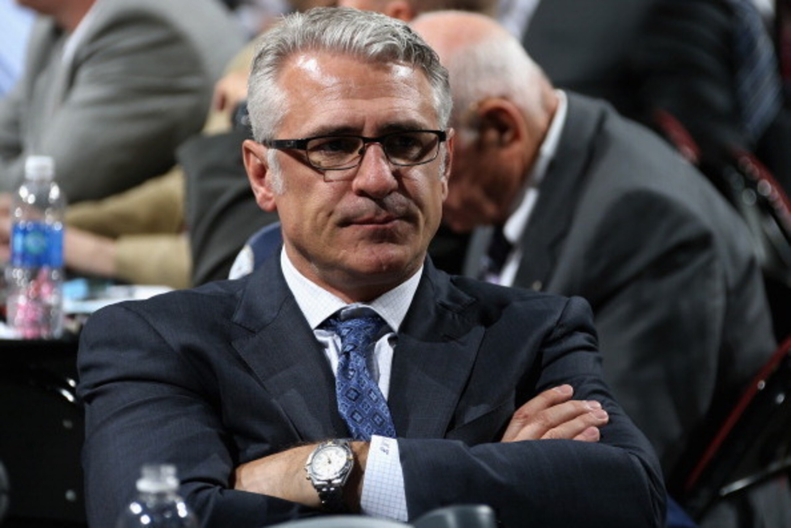 NEWARK, NJ - JUNE 30:  Vice President of Hockey Operations Ron Francis of the Carolina Hurricanes attends the 2013 NHL Draft at Prudential Center on June 30, 2013 in Newark, New Jersey.  (Photo by Dave Sandford/NHLI via Getty Images)