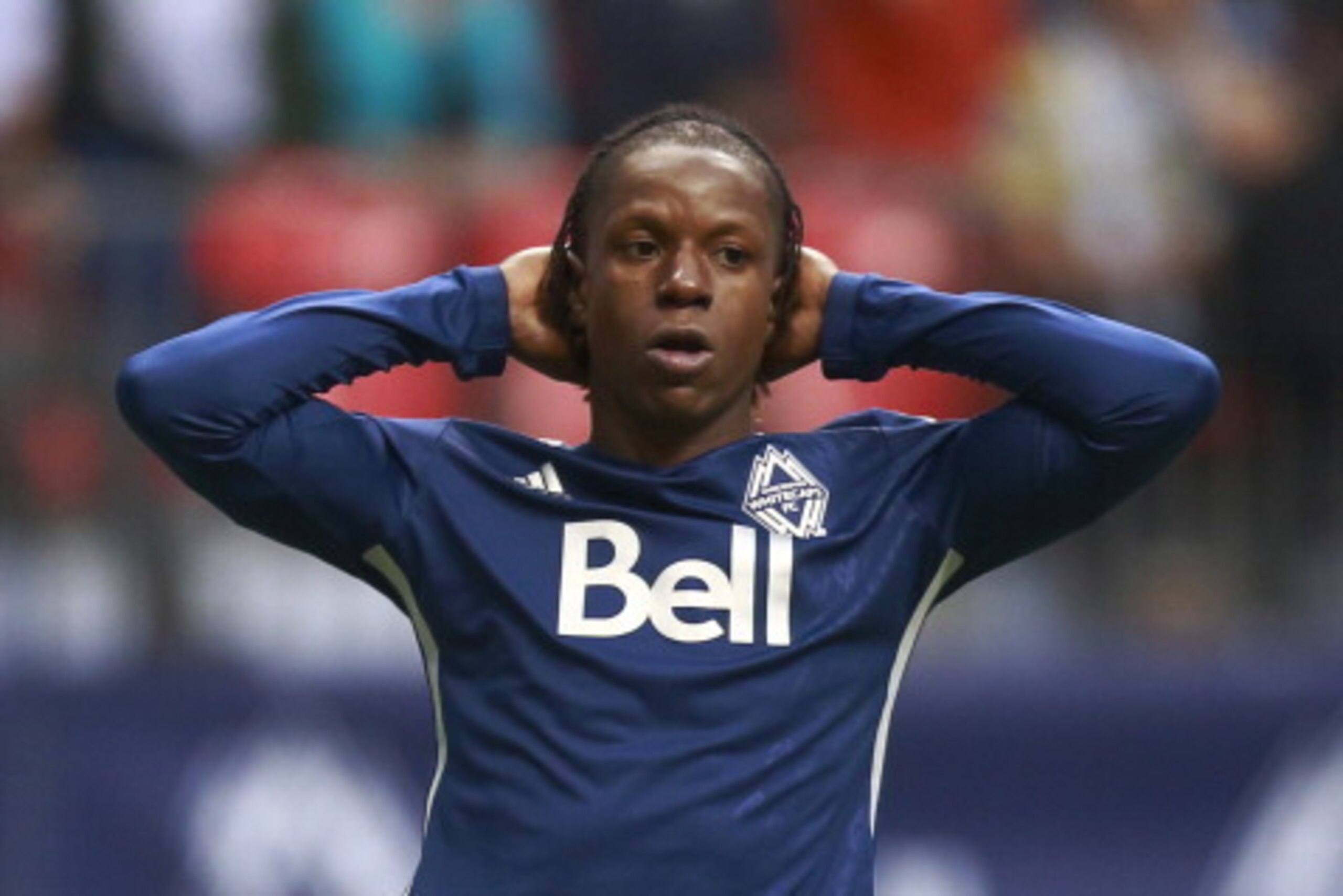 VANCOUVER, BC - APRIL 5:  Darren Mattocks #11 of the Vancouver Whitecaps FC during their MLS game against the Colorado Rapids April 5, 2014 in Vancouver, British Columbia, Canada. Colorado won 2-1. (Photo by Jeff Vinnick/Getty Images)